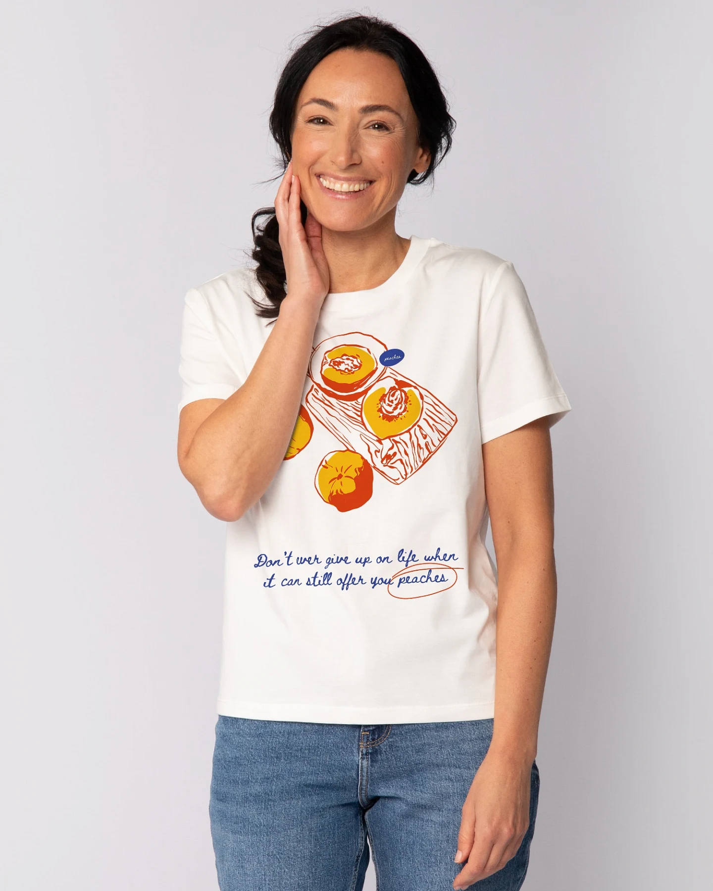 Watapparel T-Shirt Peaches – Ansicht 2