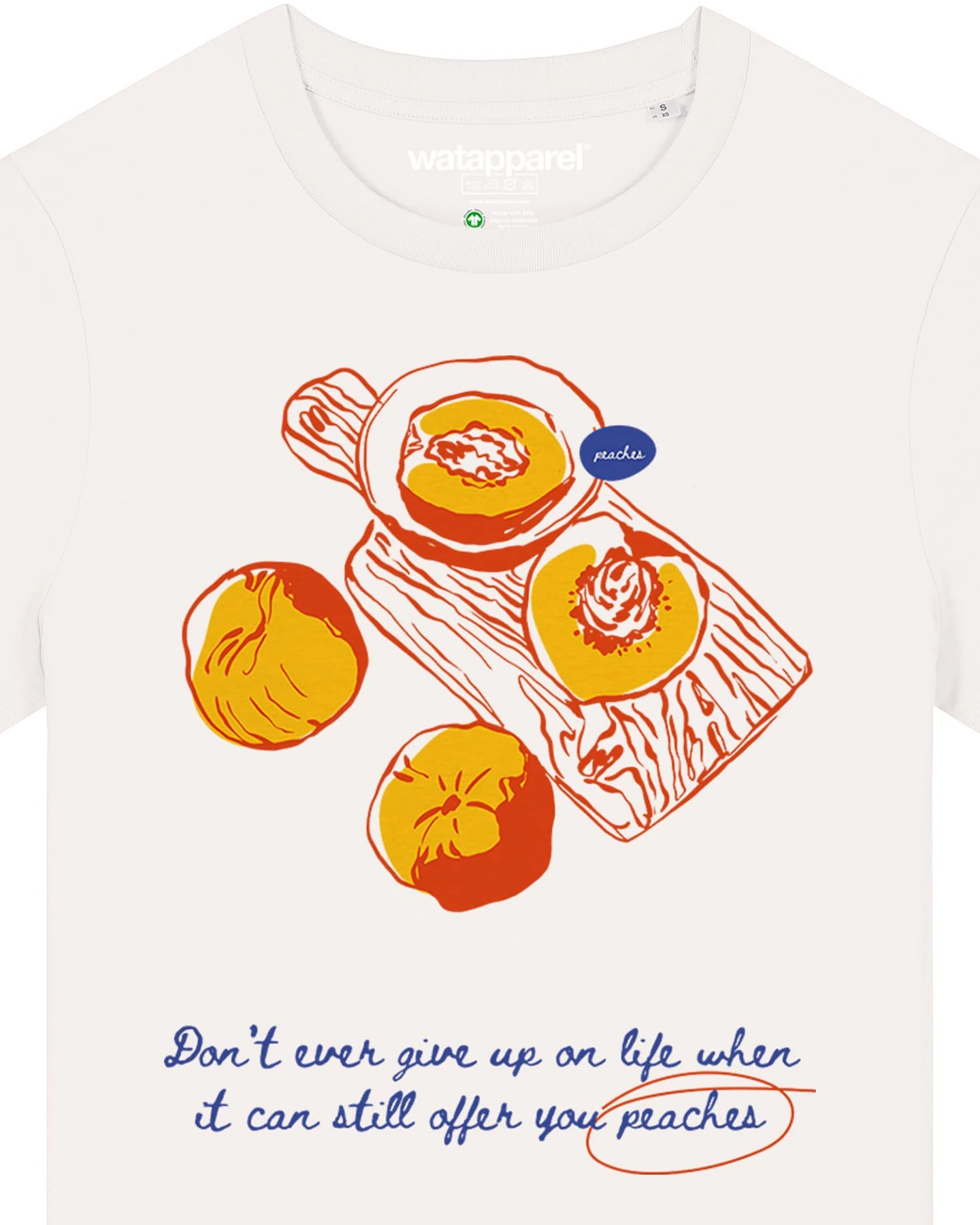 Watapparel T-Shirt Peaches – Ansicht 3