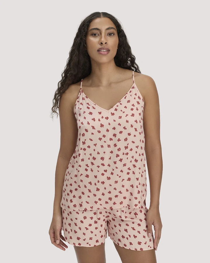 hessnatur Damen Spaghetti Top PURE LUX aus LENZING™ ECOVERO™ - orange - Größe 34