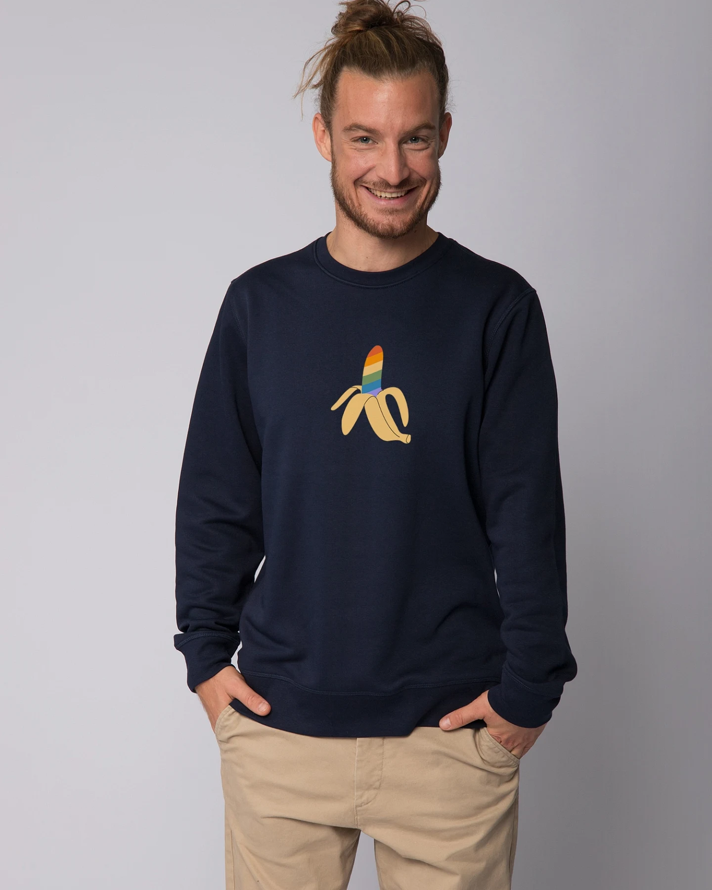Watapparel Sweatshirt Rainbow Banana – Ansicht 2