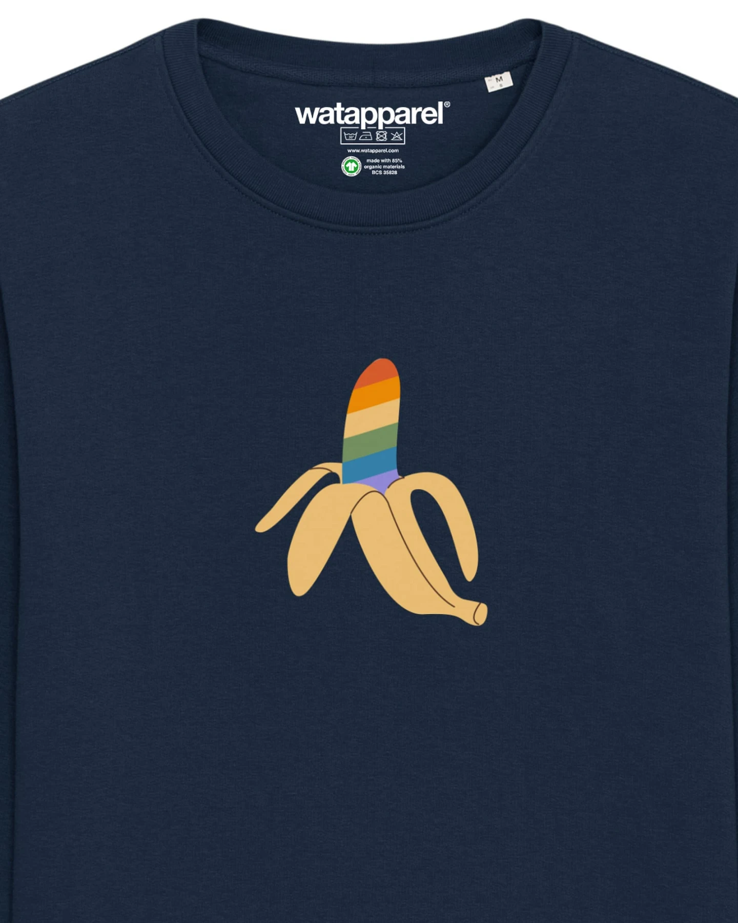 Watapparel Sweatshirt Rainbow Banana – Ansicht 3