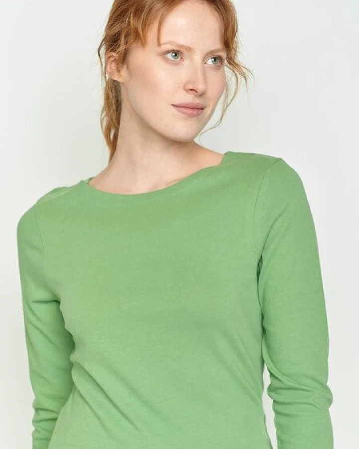 GREENBOMB Basic Yummy - Sportliches Longsleeve aus Bio-Baumwolle / GOTS / Fair & Vegan