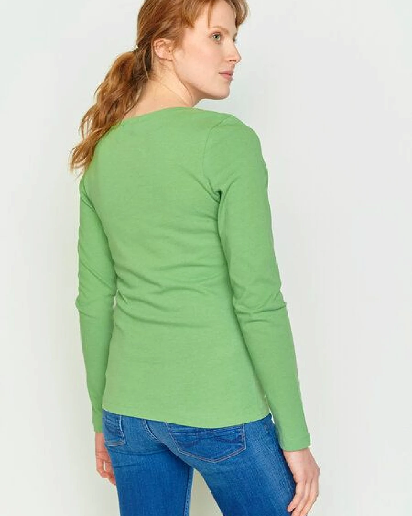 GREENBOMB Basic Yummy - Sportliches Longsleeve aus Bio-Baumwolle / GOTS / Fair & Vegan – Ansicht 3