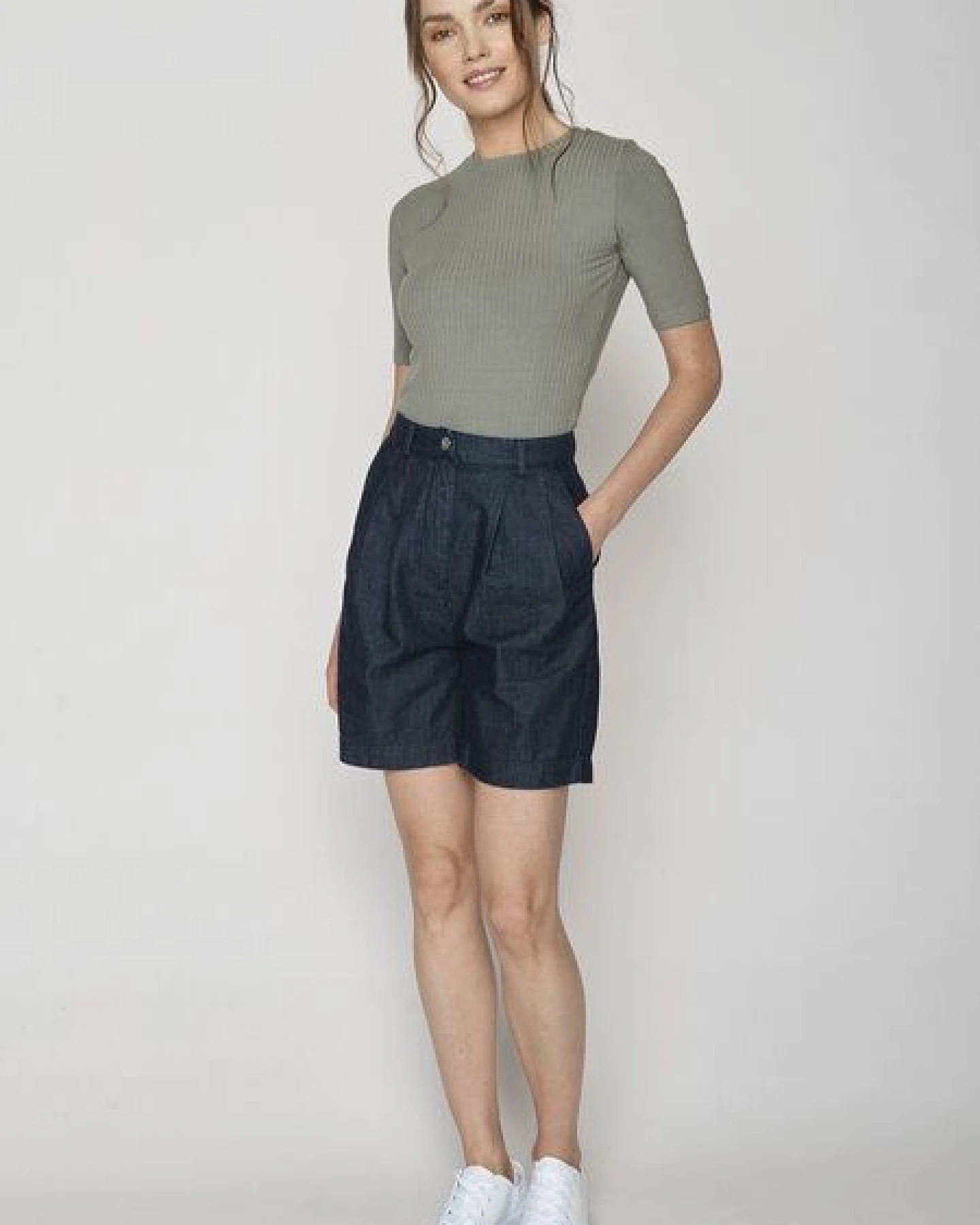 GREENBOMB Basic Lane - Sportliches Longsleeve aus LENZING TENCEL Mix / Fair & Vegan – Ansicht 2