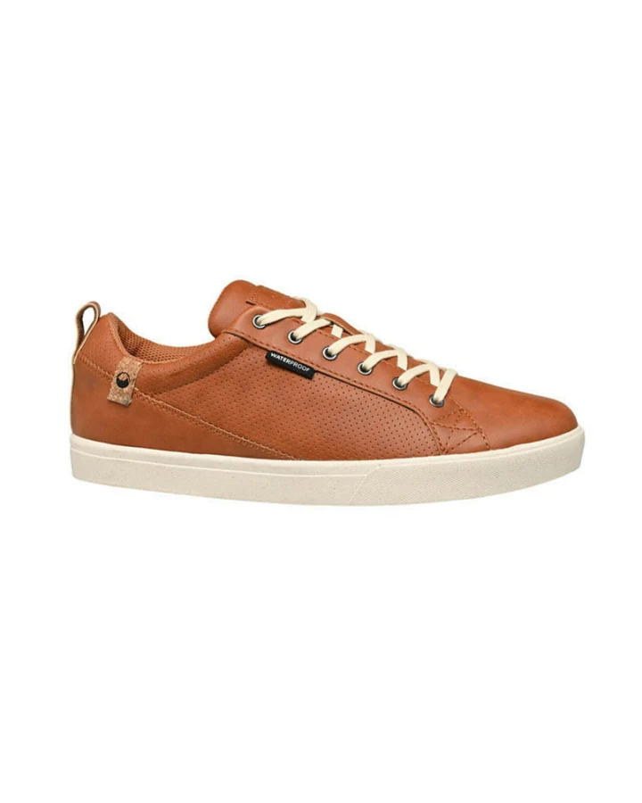 SAOLA Damen vegan Sneaker Damen Kanone Wasserdicht Karamell