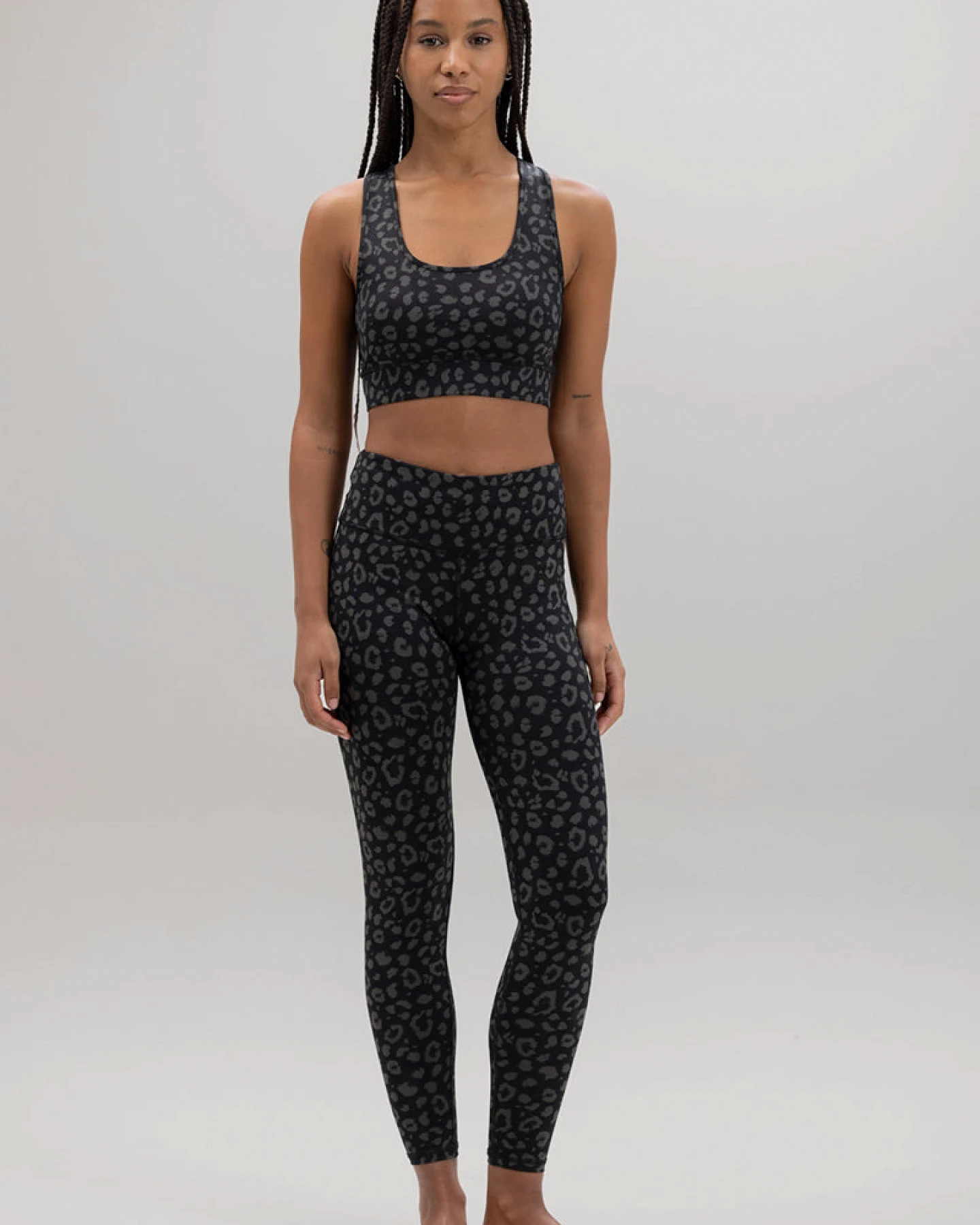 Hey Honey Cropped Leggings Leo Black XL – Ansicht 2