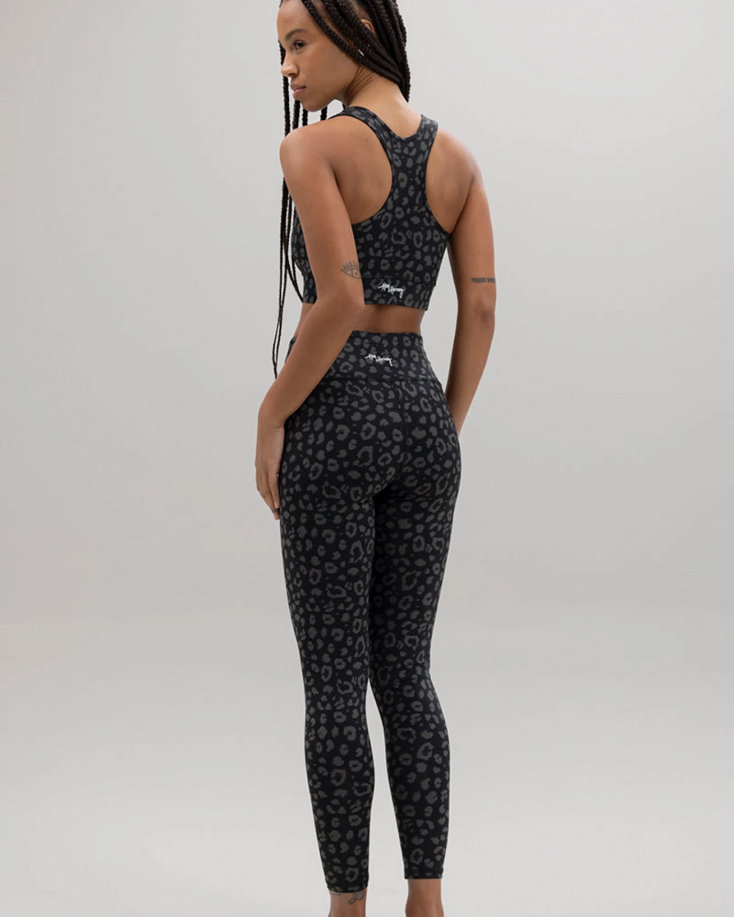 Hey Honey Cropped Leggings Leo Black XL – Ansicht 3