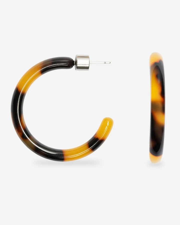 Ohrring Loop Dark Cheetah