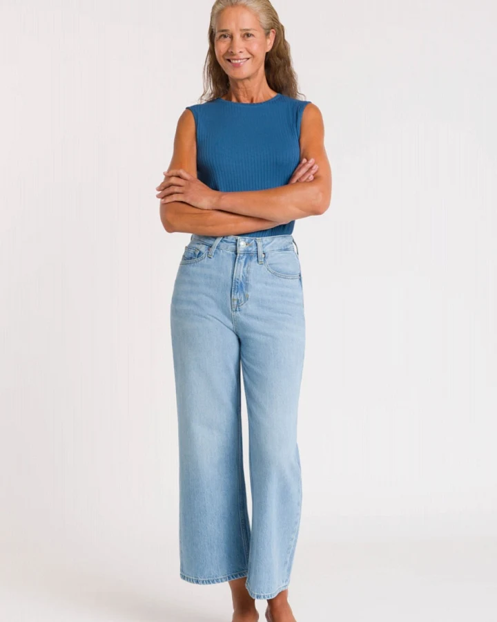 Jeans Elisabeth Cropped Blue Reef Super Light Used
