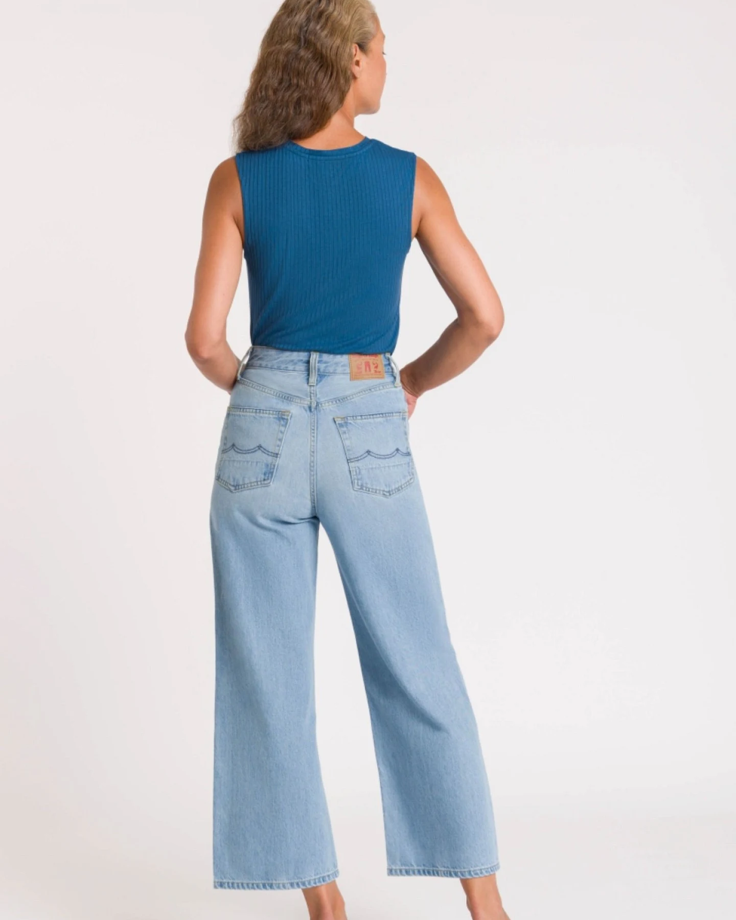 Jeans Elisabeth Cropped Blue Reef Super Light Used – Ansicht 3