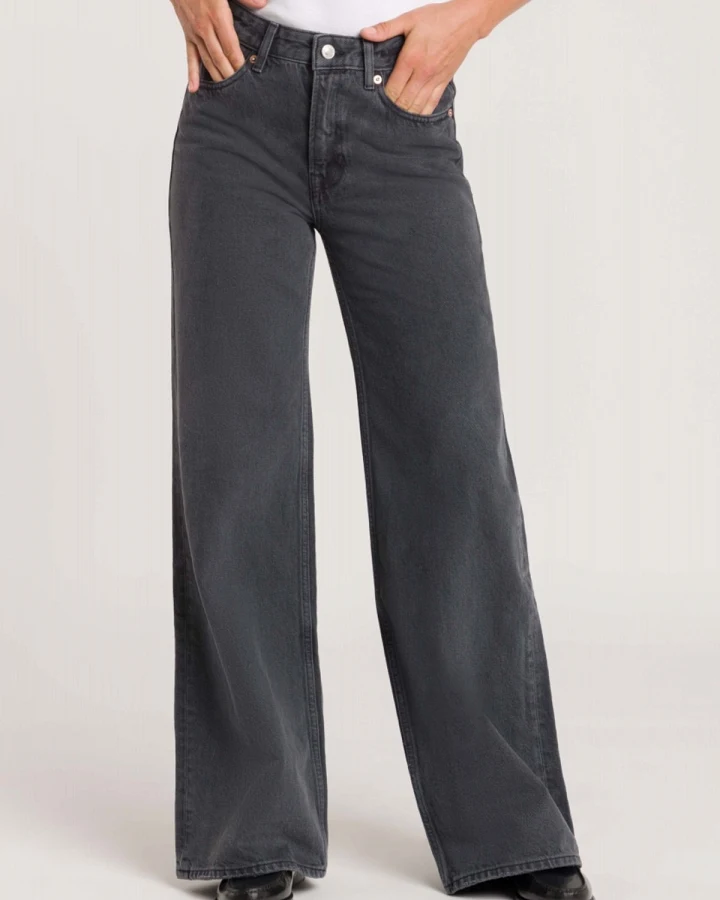 Jeans Jane Eco Recycled Grey Worn