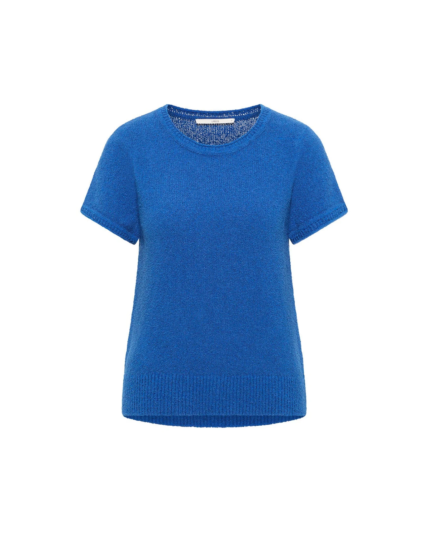 Bouclé Kurzarmpullover (GOTS) – Ansicht 5
