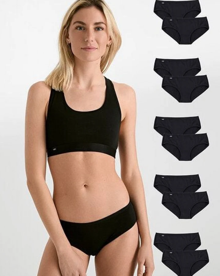 wijld GmbH DAMEN SLIP AUS HOLZ (10er-Pack) wijld - MADITA BLACK