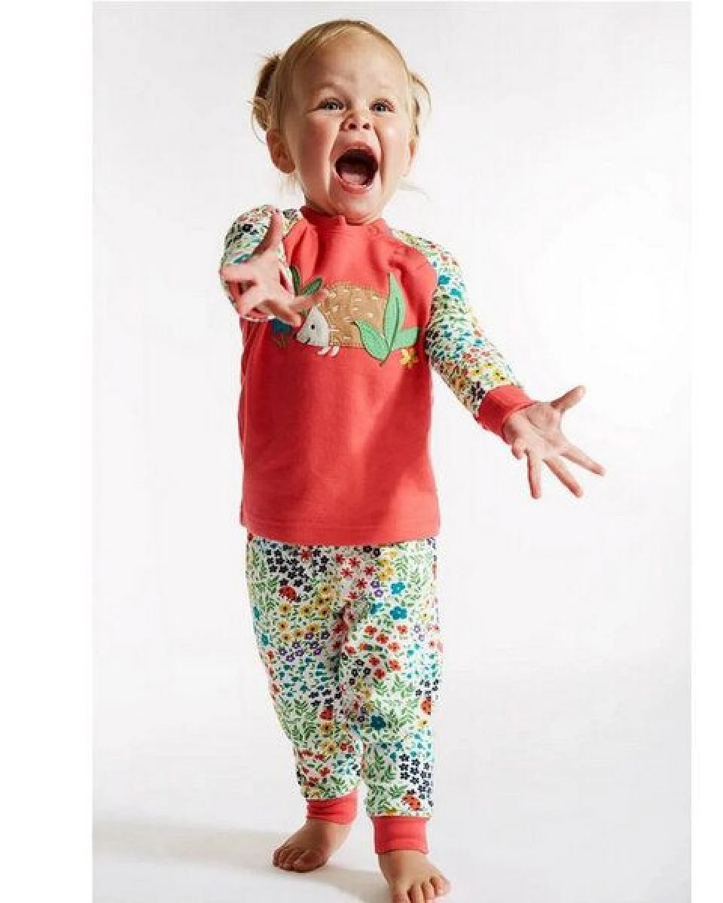 Frugi Schlafanzug Igelliebe Jamie Jim Jams – Ansicht 2