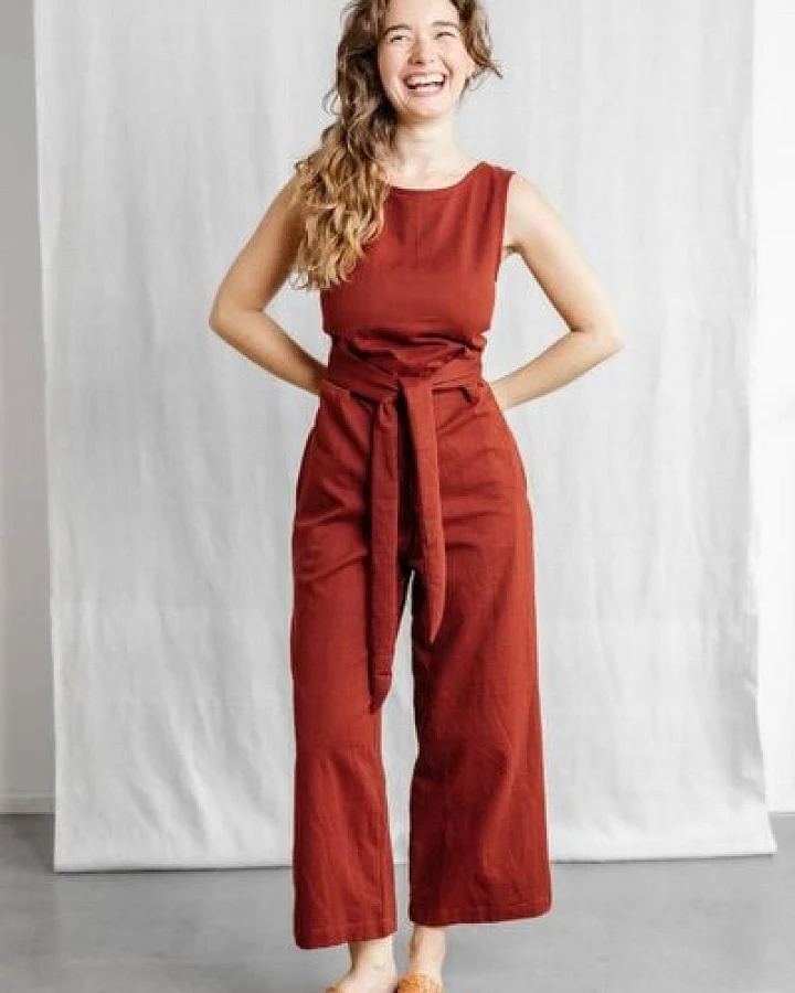 Jyoti - Fair Works Bio-Baumwoll Jumpsuit Anusha Henna