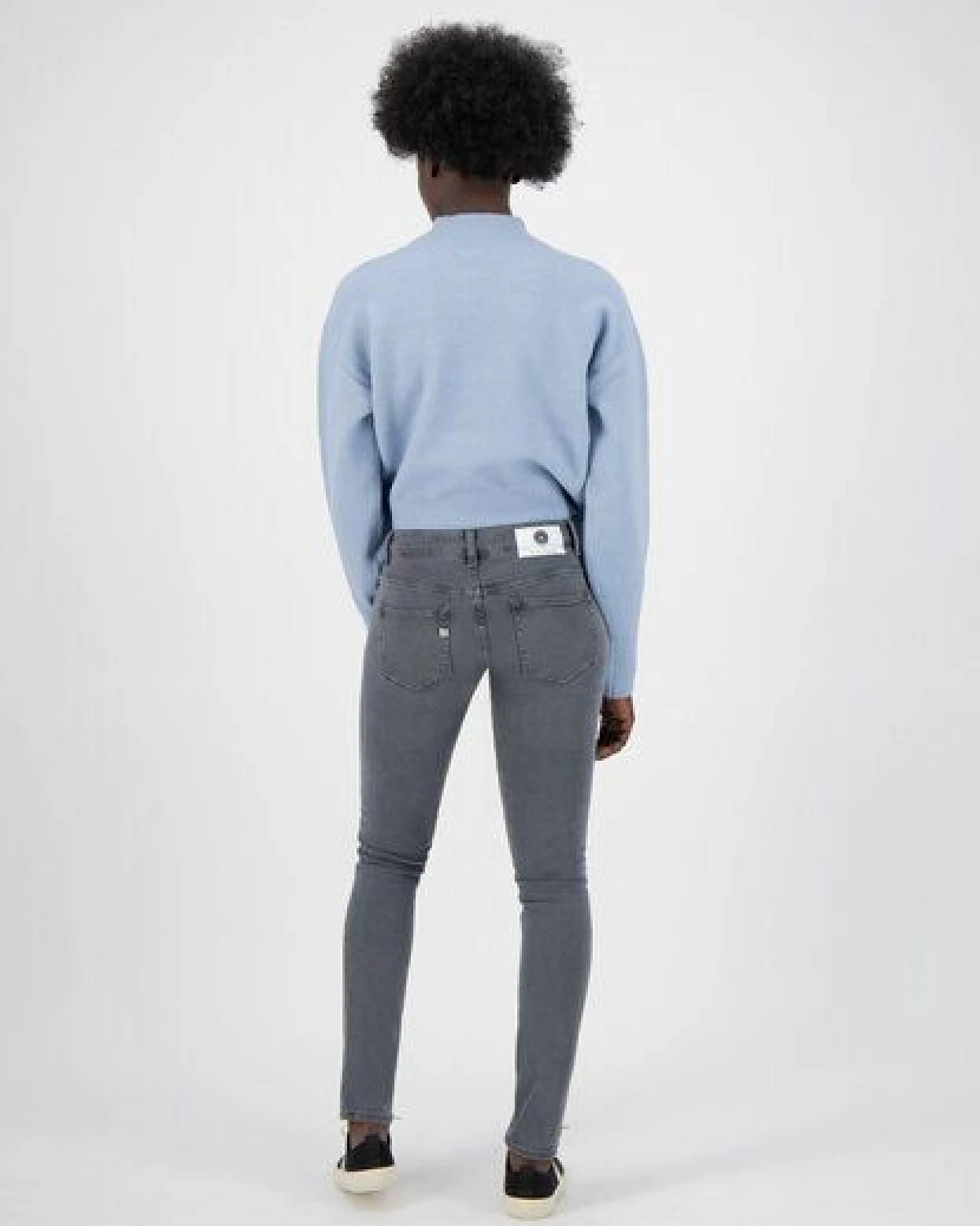 MUD Jeans Damen Jeans "Skinny Lilly - O3 Grey" – Ansicht 3