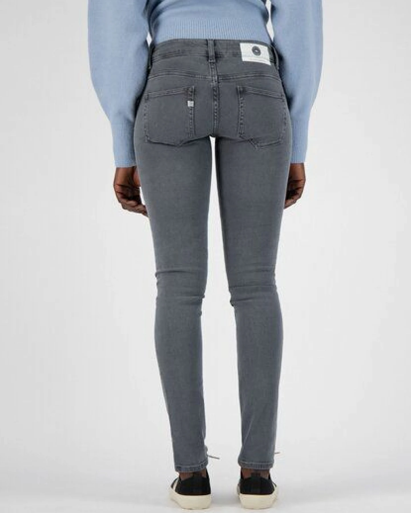 MUD Jeans Damen Jeans "Skinny Lilly - O3 Grey" – Ansicht 4