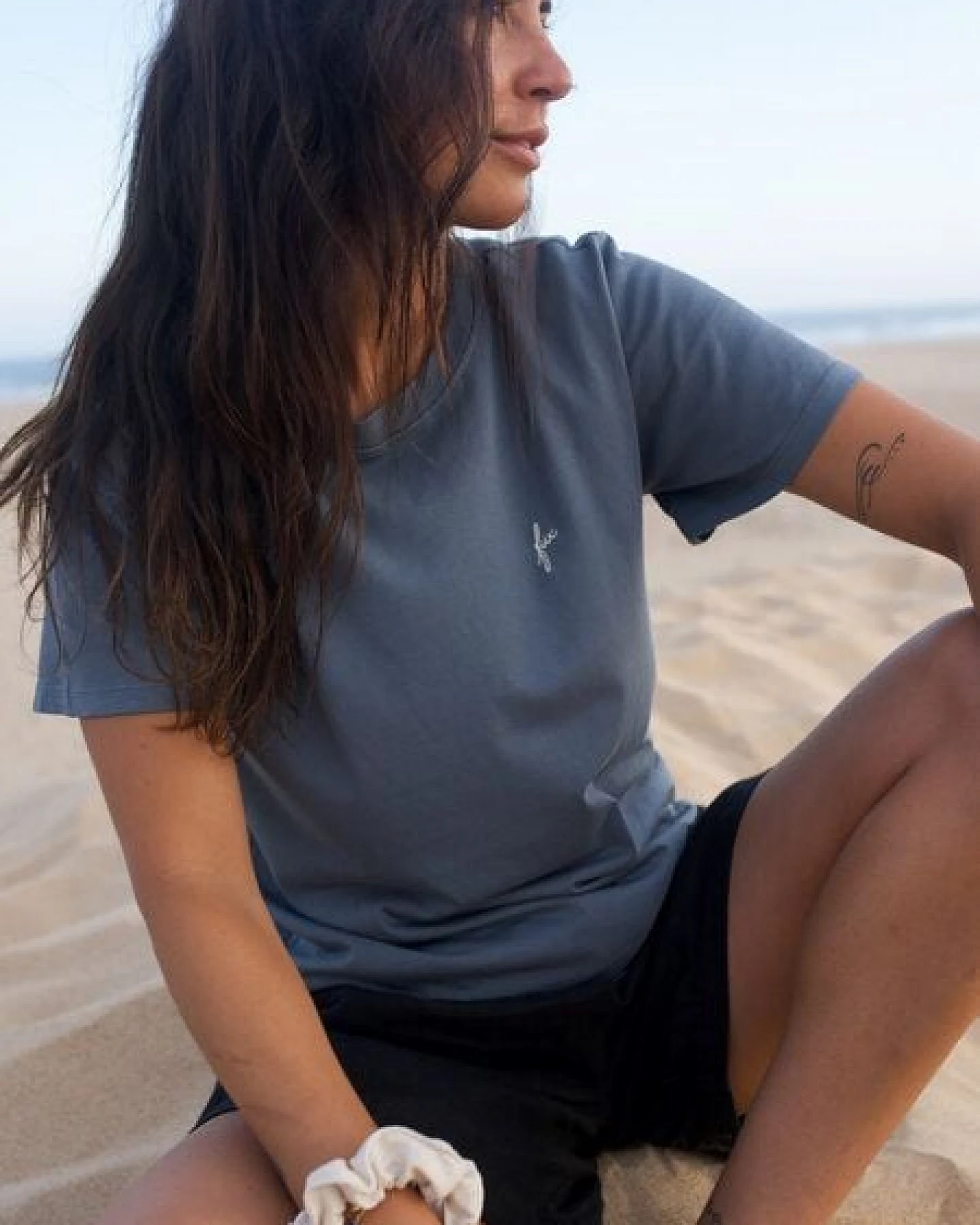FUXBAU Frauen fux T-Shirt - seegrün, seeblau & rot – Ansicht 4