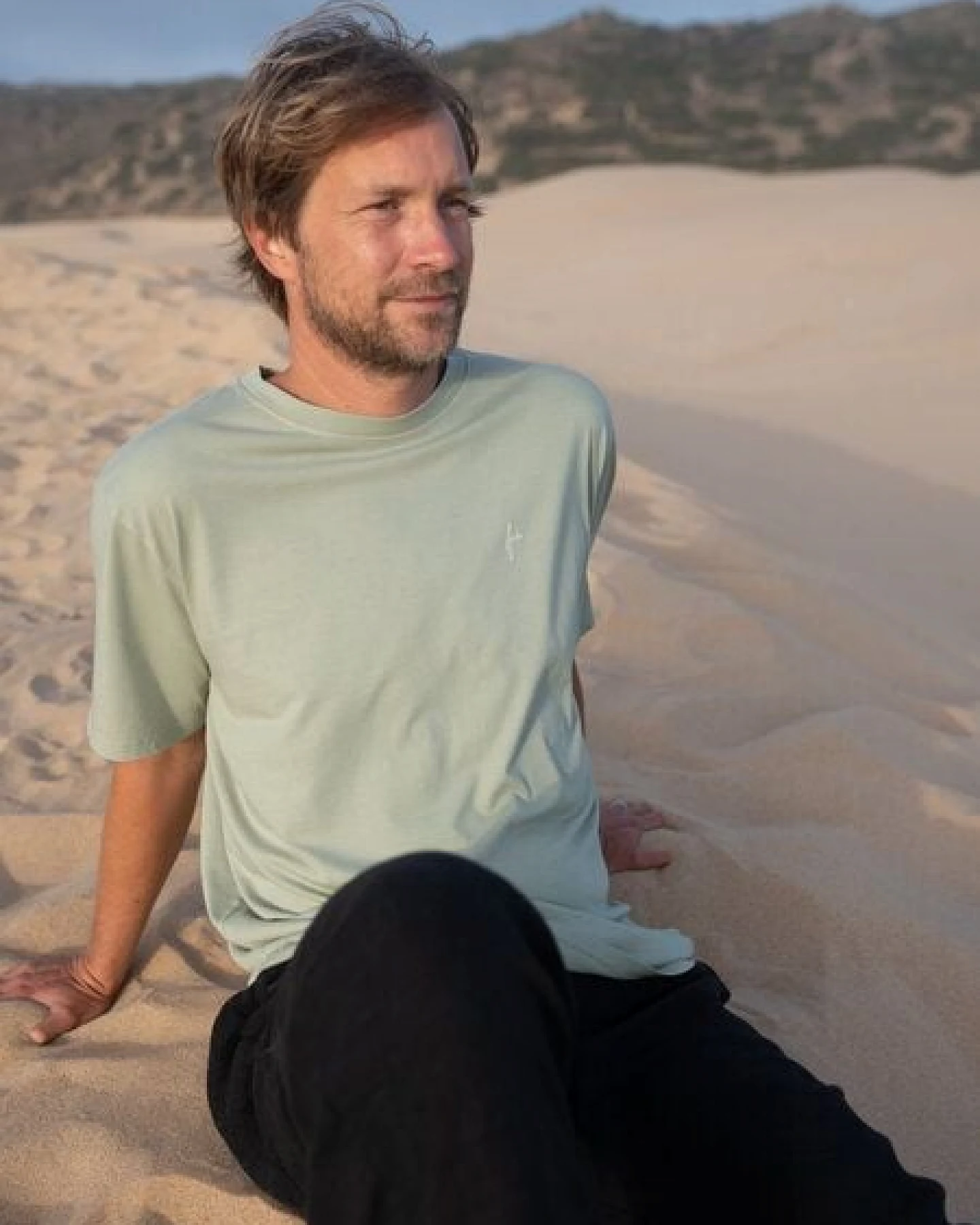FUXBAU Männer fux T-Shirt - seegrün, seeblau & rot – Ansicht 3