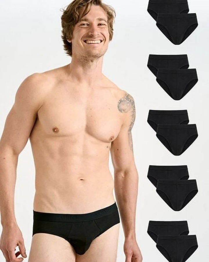 HERREN SLIP AUS HOLZ (10er-Pack) wijld - MARLO BLACK