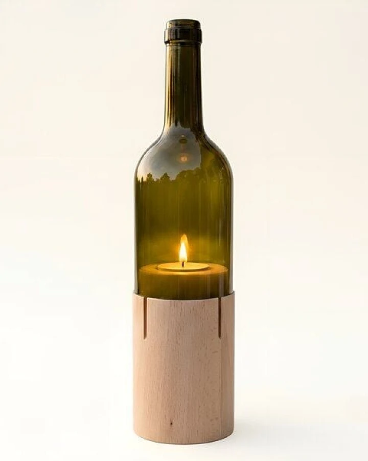 Upglassic Upcycling-Windlicht