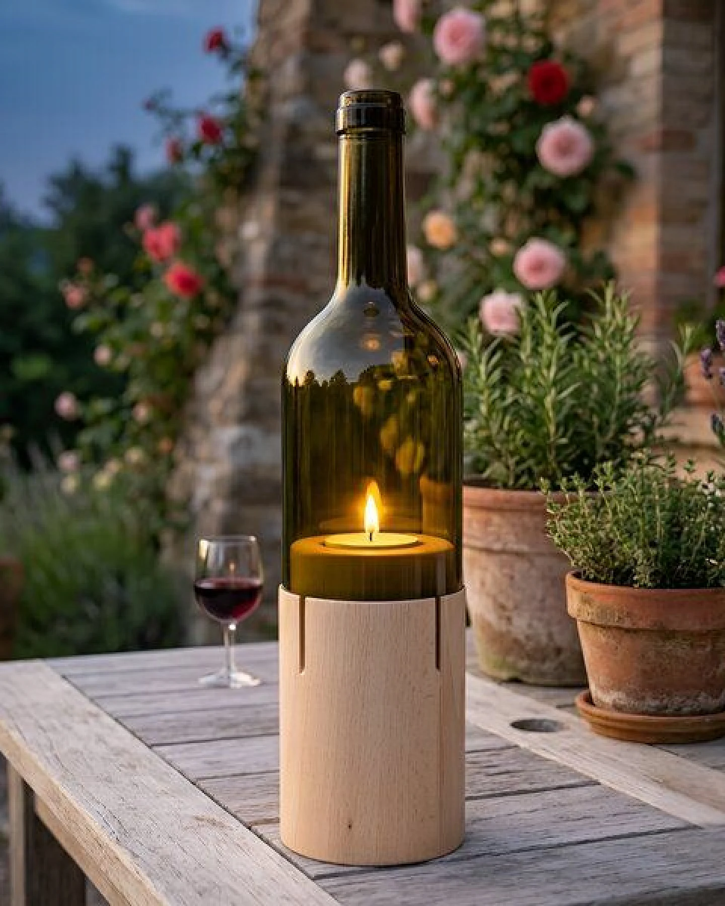 Upglassic Upcycling-Windlicht – Ansicht 4