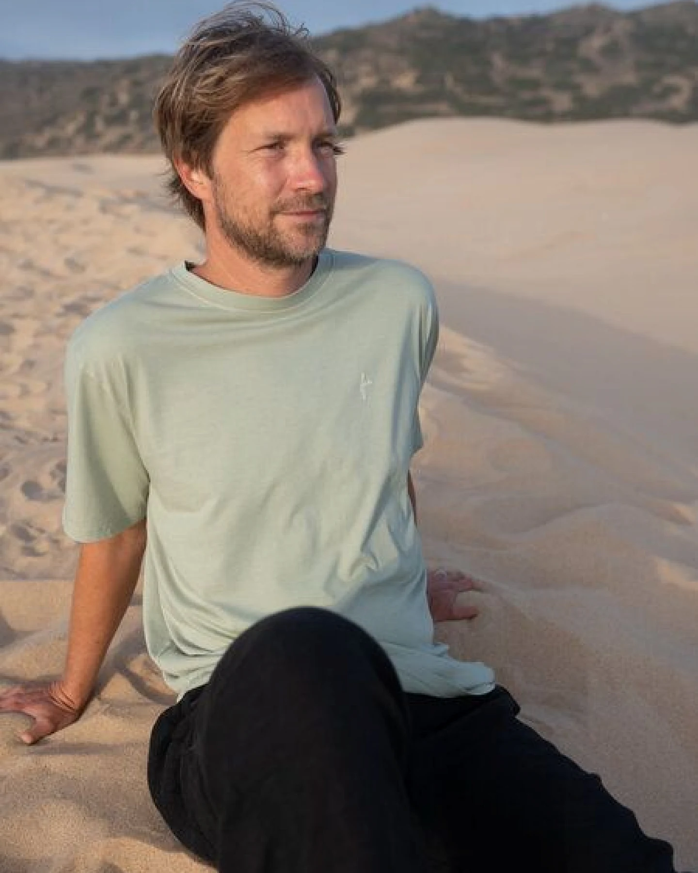 FUXBAU Männer fux T-Shirt - seegrün, seeblau & rot – Ansicht 3