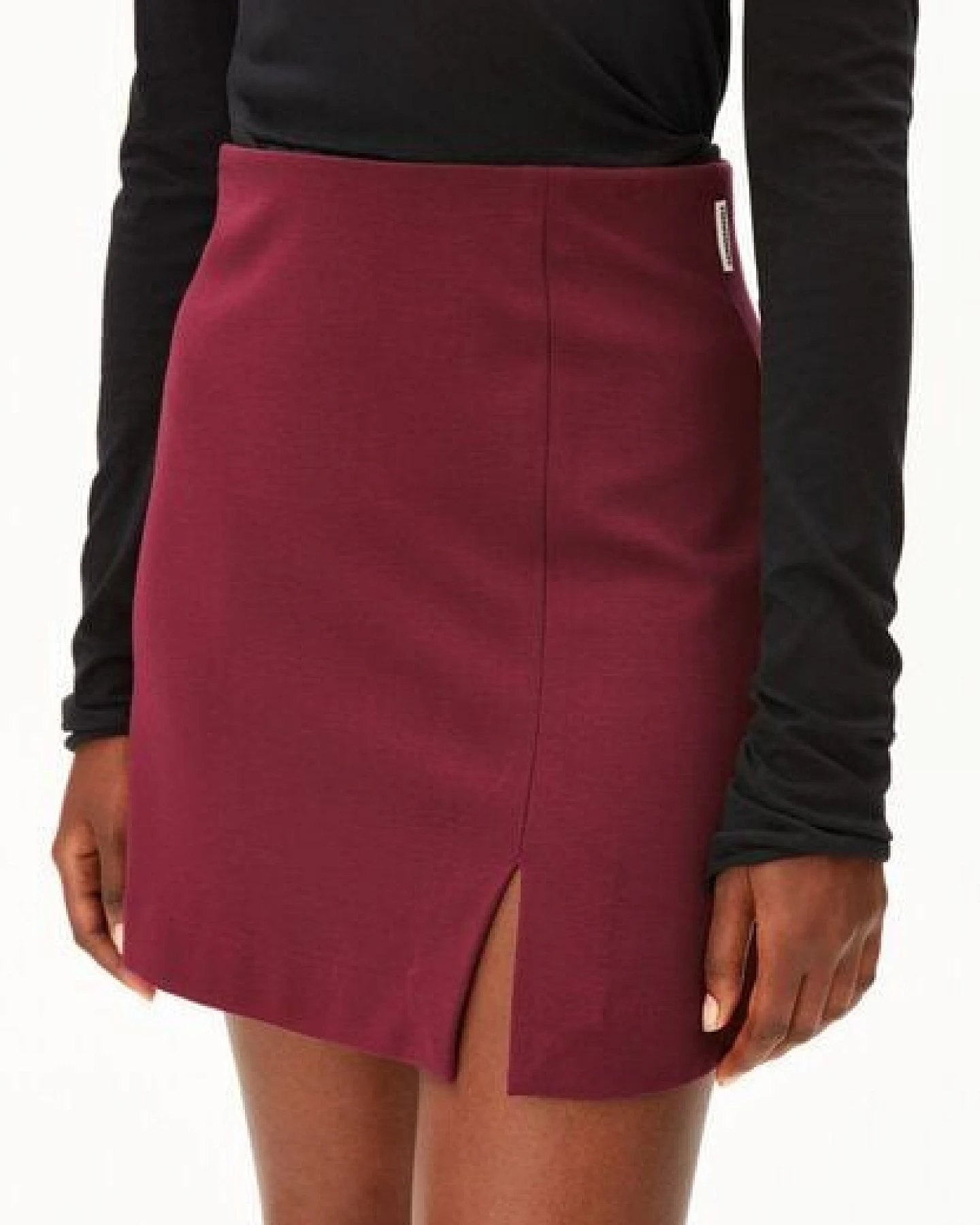 ARMEDANGELS VANJARAA MINI Damen Jerseyrock aus LENZING ECOVERO Viskose Mix – Ansicht 3