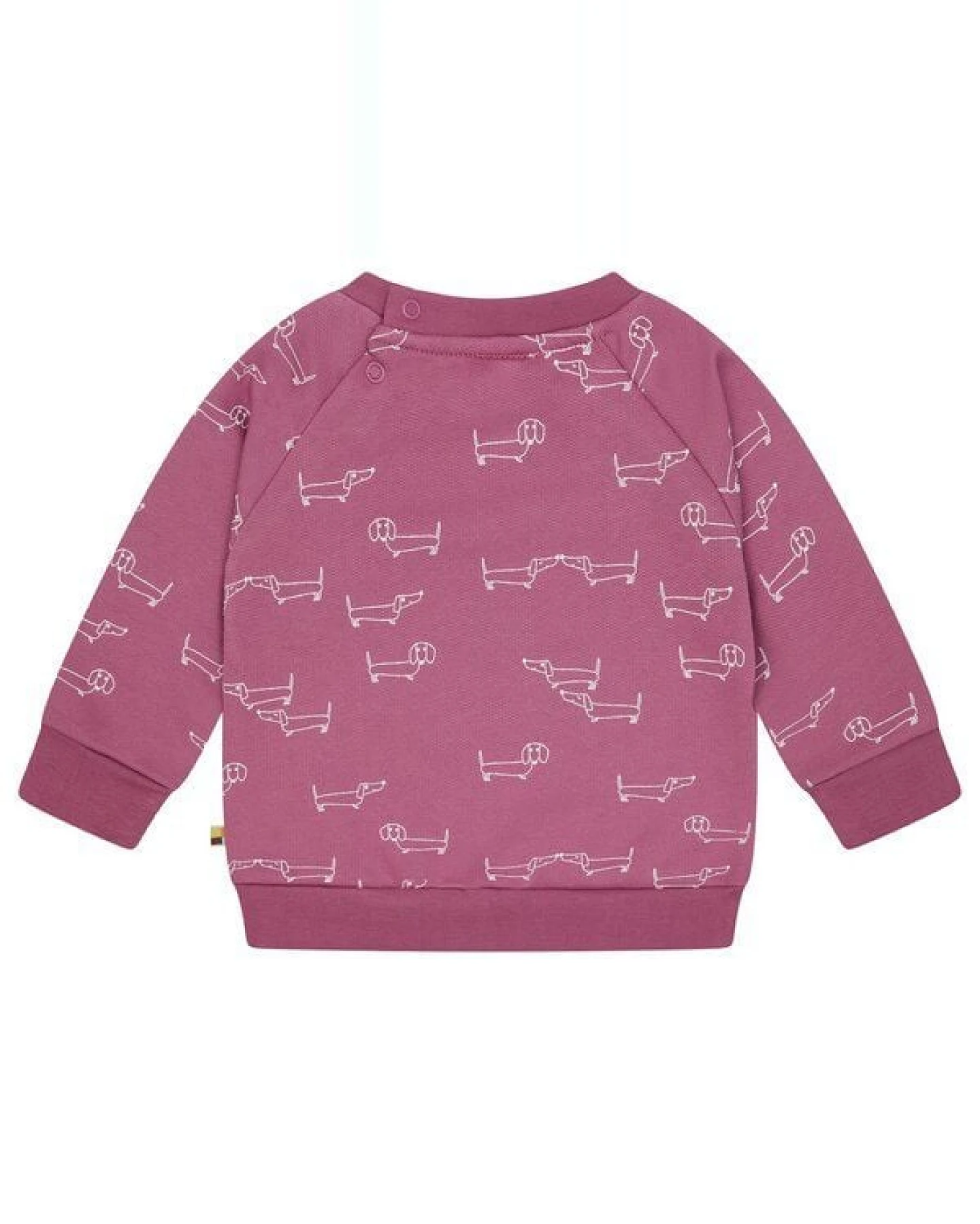 loud + proud Babys & Kinder Sweatshirt mit Alloverdruck, GOTS-zertifiziert – Ansicht 2