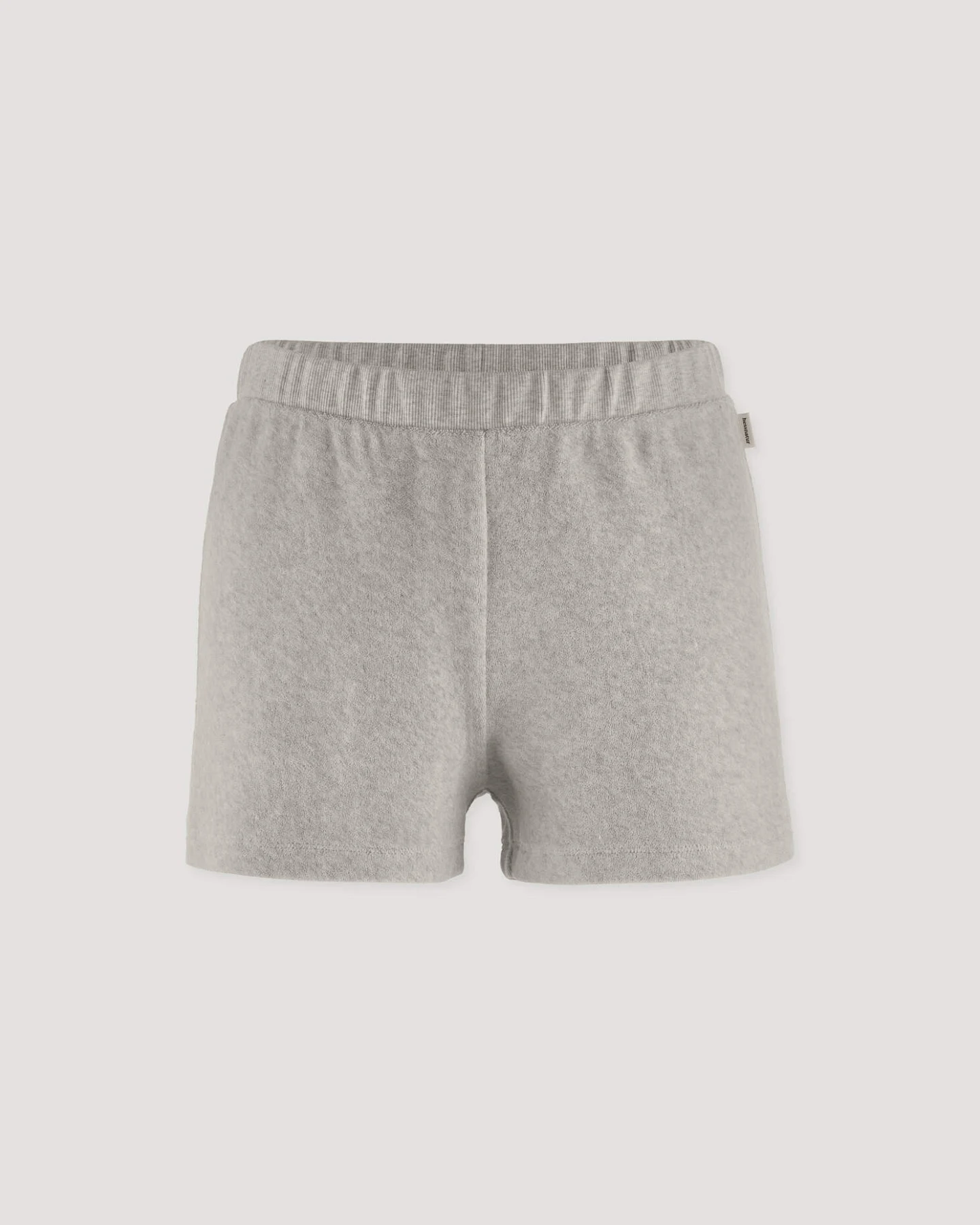 hessnatur Damen Frottee Shorts PURE COTTON aus Bio-Baumwolle - beige - Größe 42 – Ansicht 4
