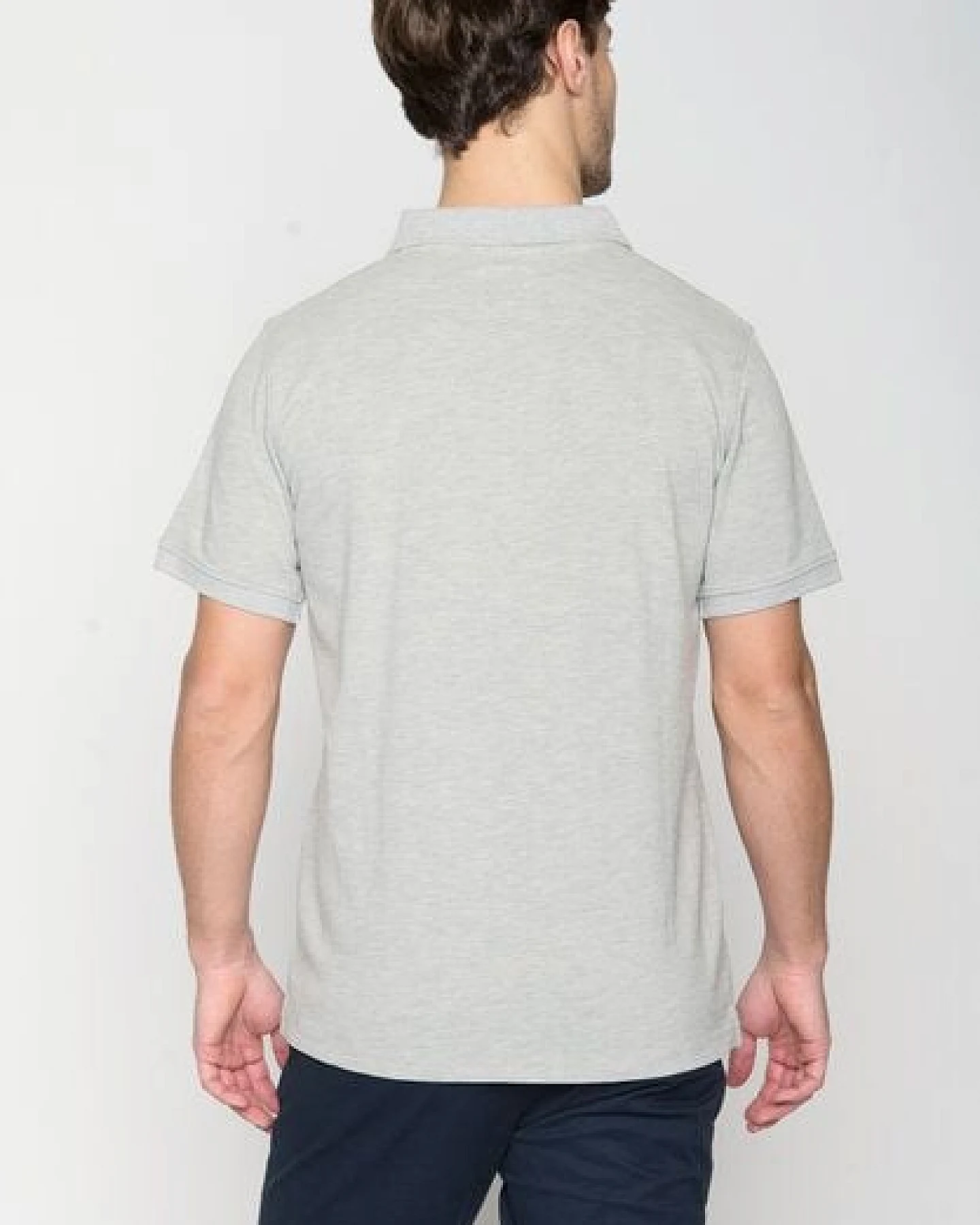 GREENBOMB Animal Seagull Strike - Sportliches Polo aus Baumwoll-Mix / hochwertiger Print / GOTS / Fair & Vegan – Ansicht 3