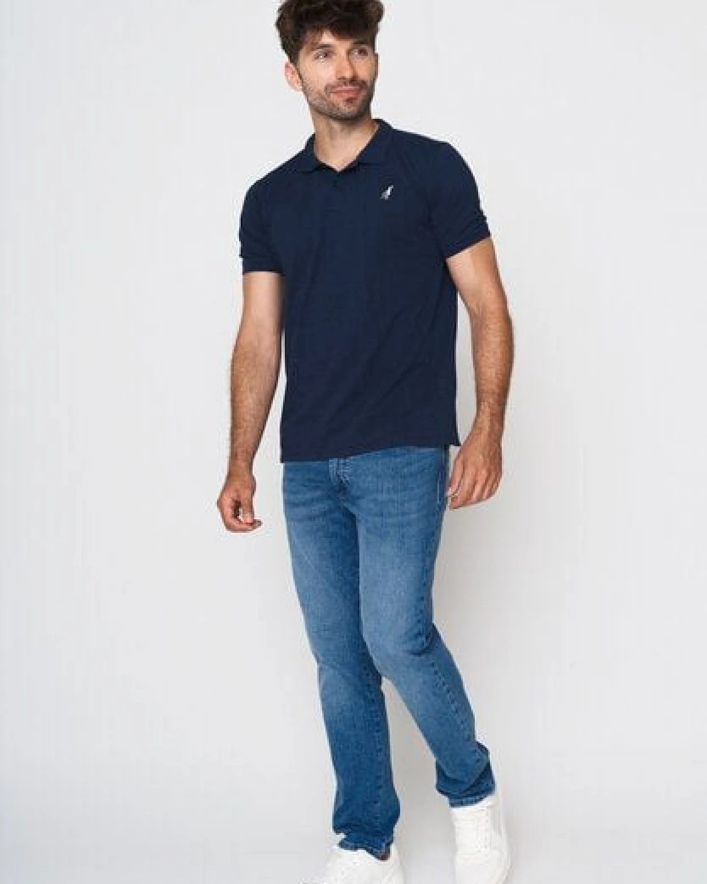 GREENBOMB Animal Seagull Strike - Sportliches Polo aus Baumwoll-Mix / hochwertiger Print / GOTS / Fair & Vegan – Ansicht 3