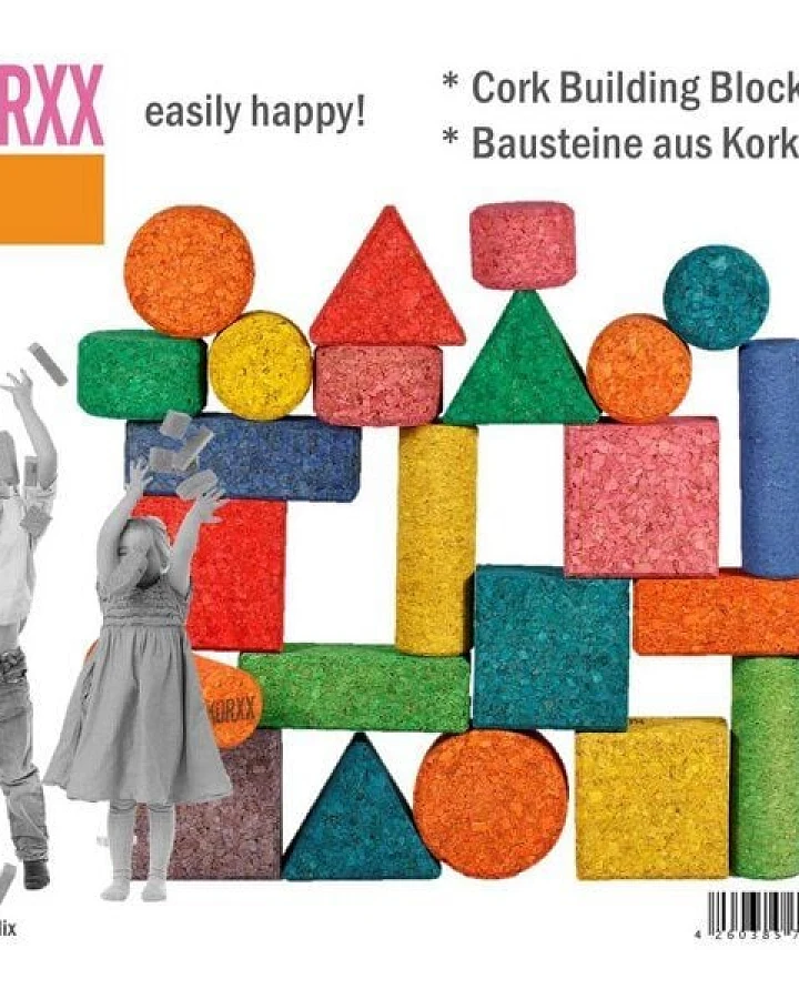 Kork-Deko Bauklötze aus Kork