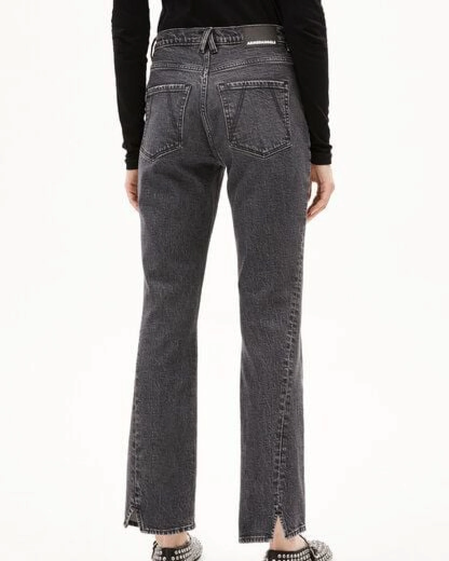 ARMEDANGELS VELAARI - Damen Jeans Flared Leg Mid Waist Ankle Bio-Baumwoll Mix Comfort-Stretch – Ansicht 2