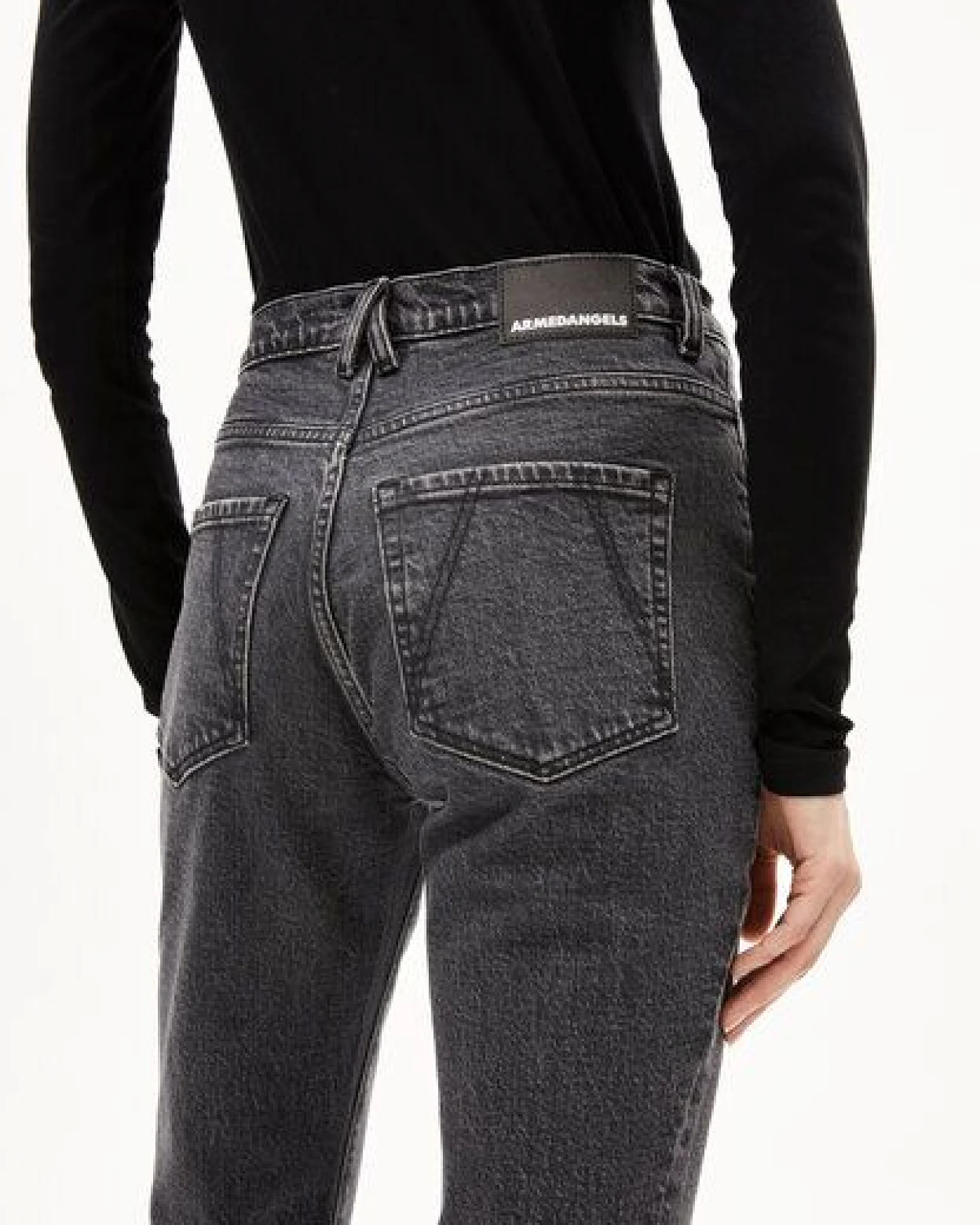 ARMEDANGELS VELAARI - Damen Jeans Flared Leg Mid Waist Ankle Bio-Baumwoll Mix Comfort-Stretch – Ansicht 3