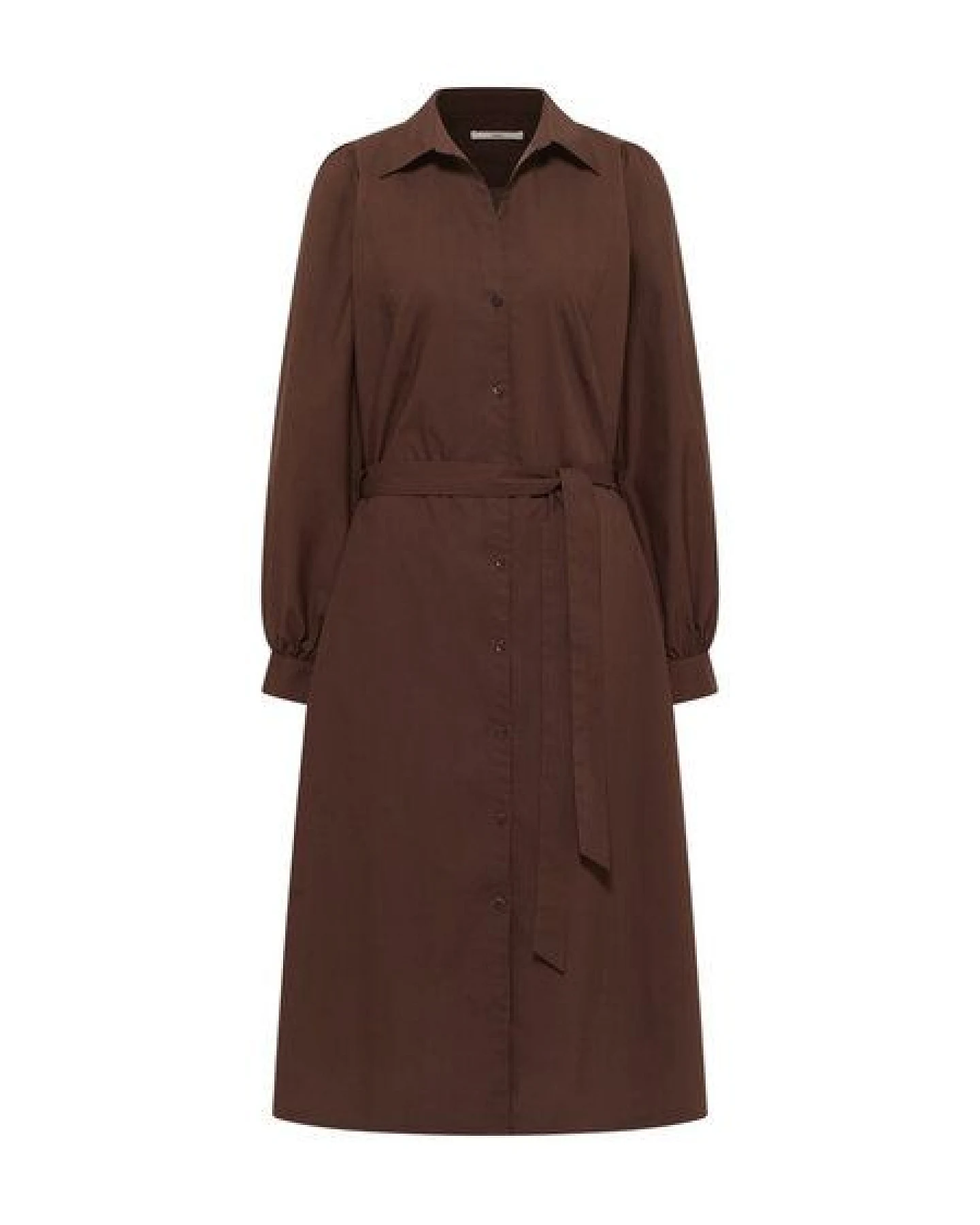LANIUS Kleid mit Kräuseln (GOTS) aus Bio-Baumwolle – Ansicht 4