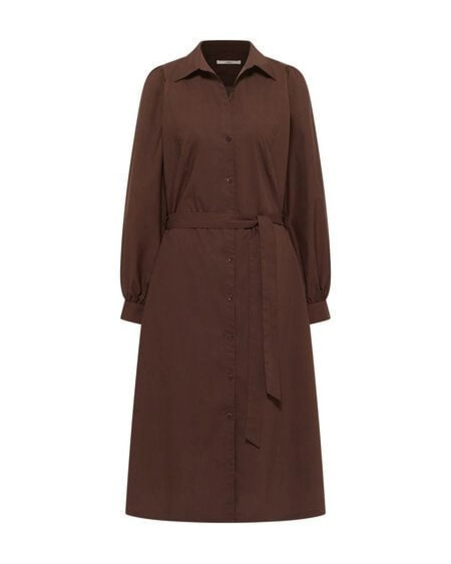 LANIUS Kleid mit Kräuseln (GOTS) aus Bio-Baumwolle – Ansicht 4