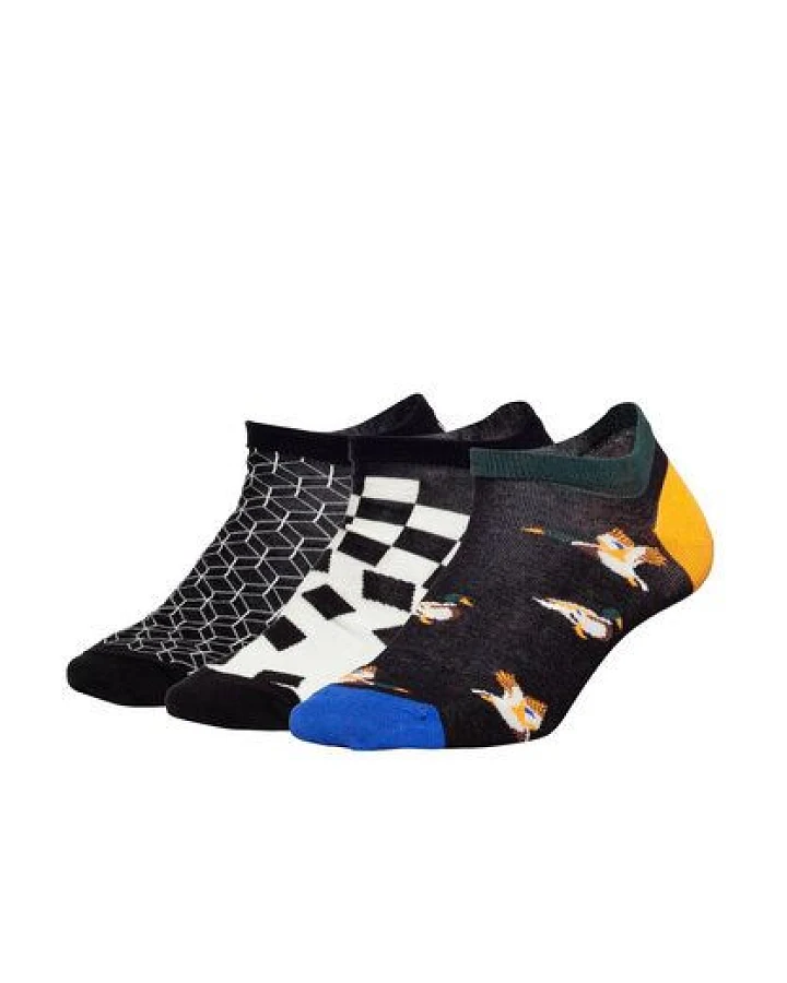 DillySocks Sneakersocken „Short Duck Geometrics“