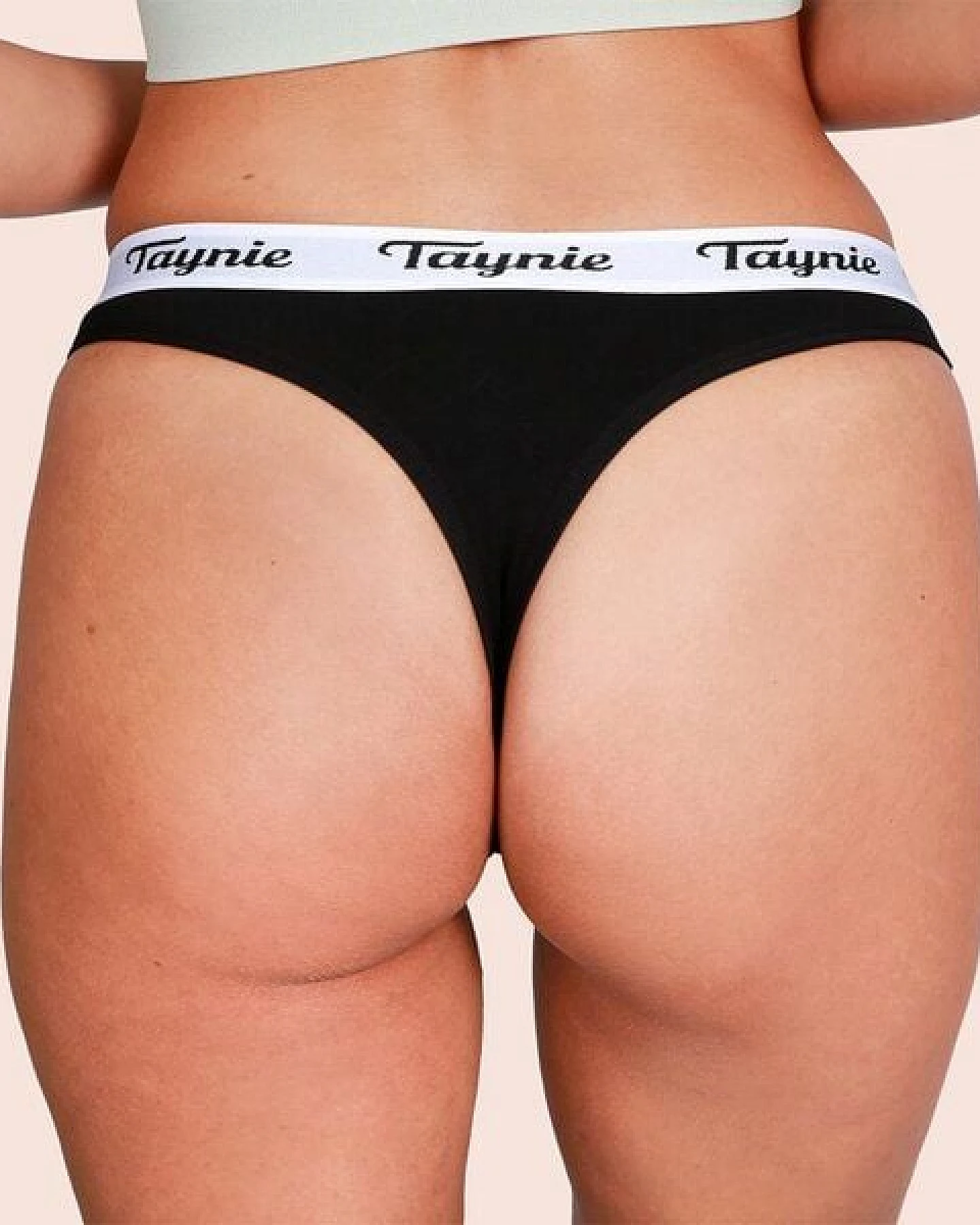 Taynie Periodenunterwäsche String aus Bio-Baumwolle auslaufsicher für leichte Tage beim Sport und unter Leggings – Ansicht 4