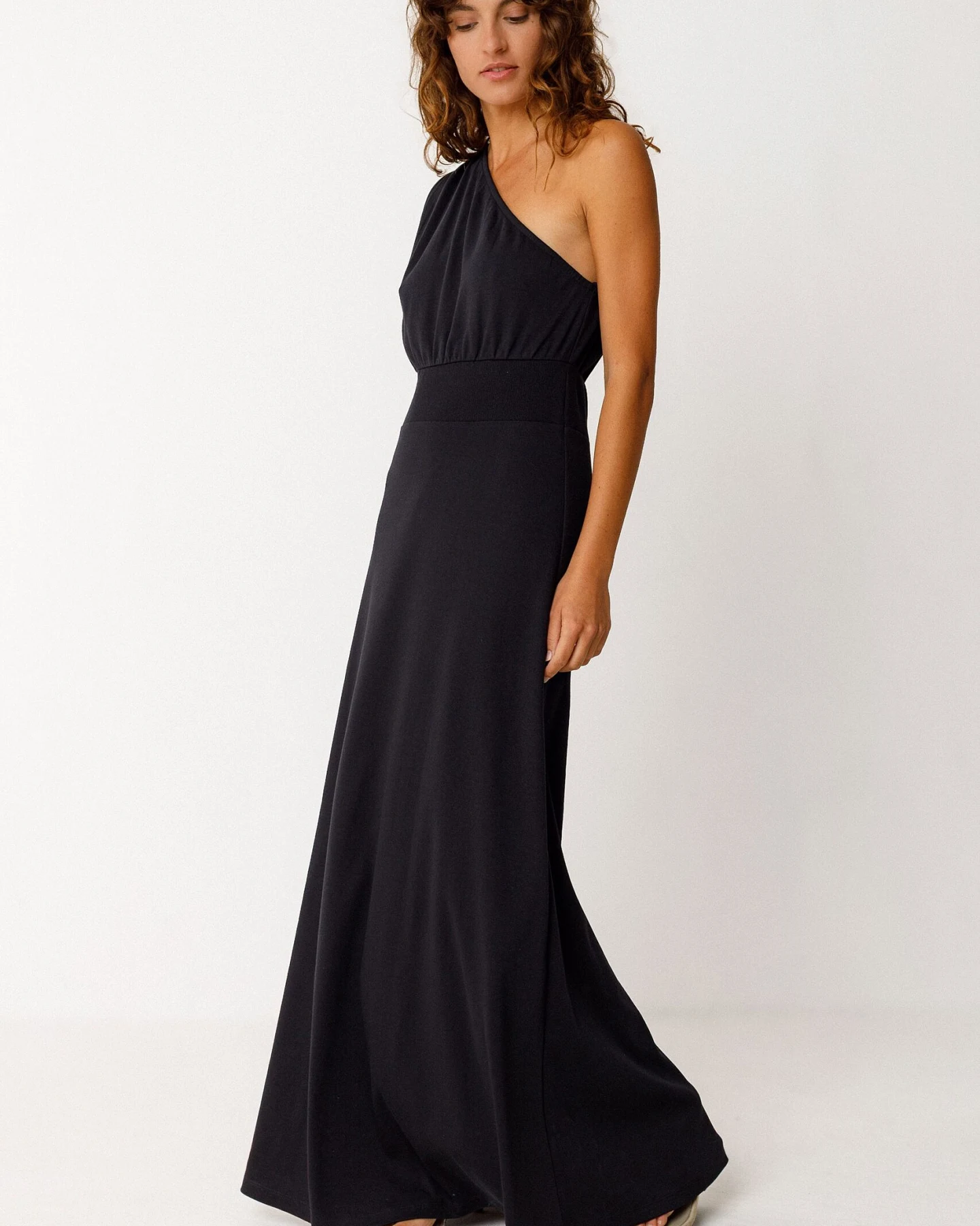 SKFK Damen vegan Kleid Irma Schwarz – Ansicht 2