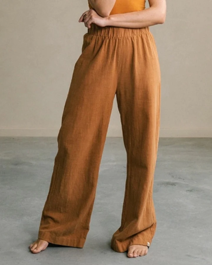 The View Yoga Damen vegan Hose Teya Orange