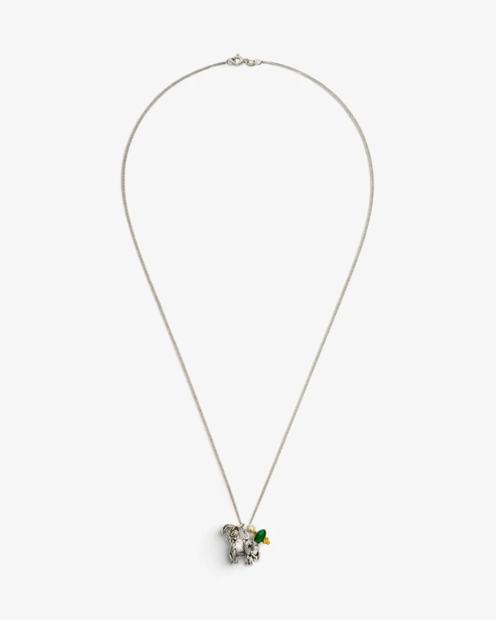 Hoffnungsträger Elefanten-Kette Deep Connection - Silber