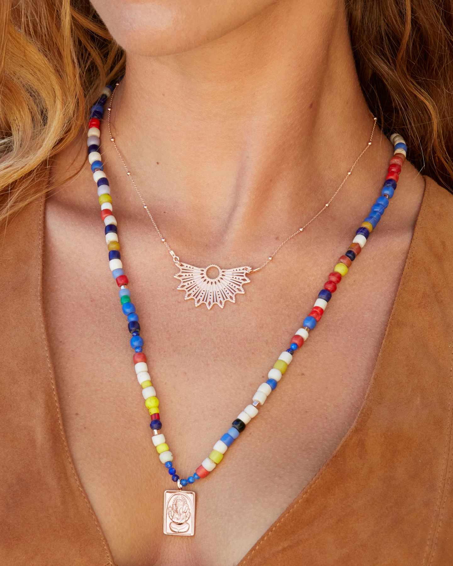 Hoffnungsträger Feine Transformations-Kette „Inner Light“, Roségold – Ansicht 2