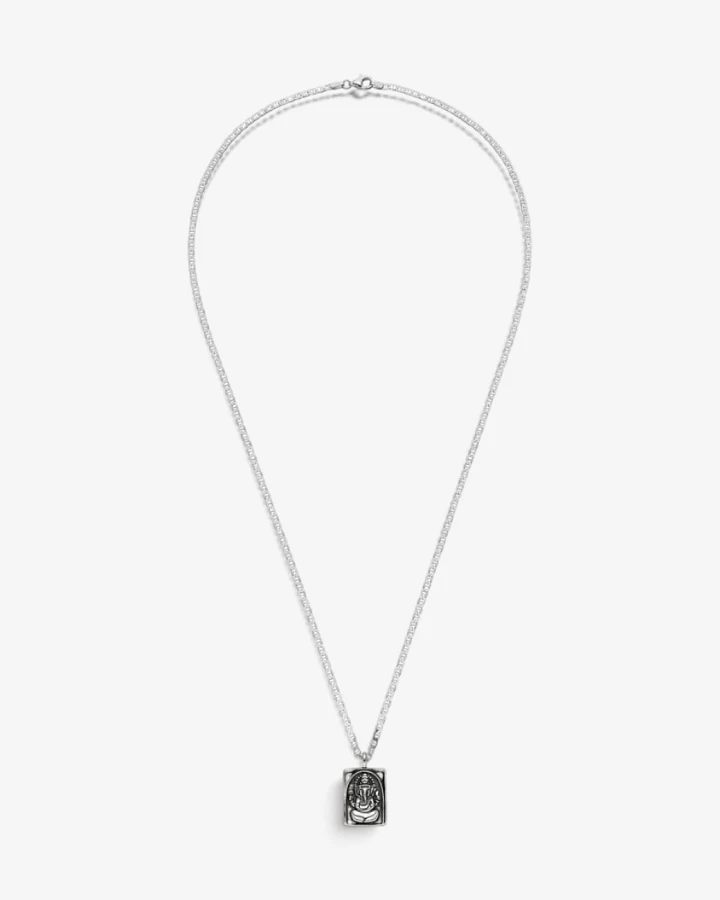Hoffnungsträger Ganesha Kette Amulett Optimist - Silber