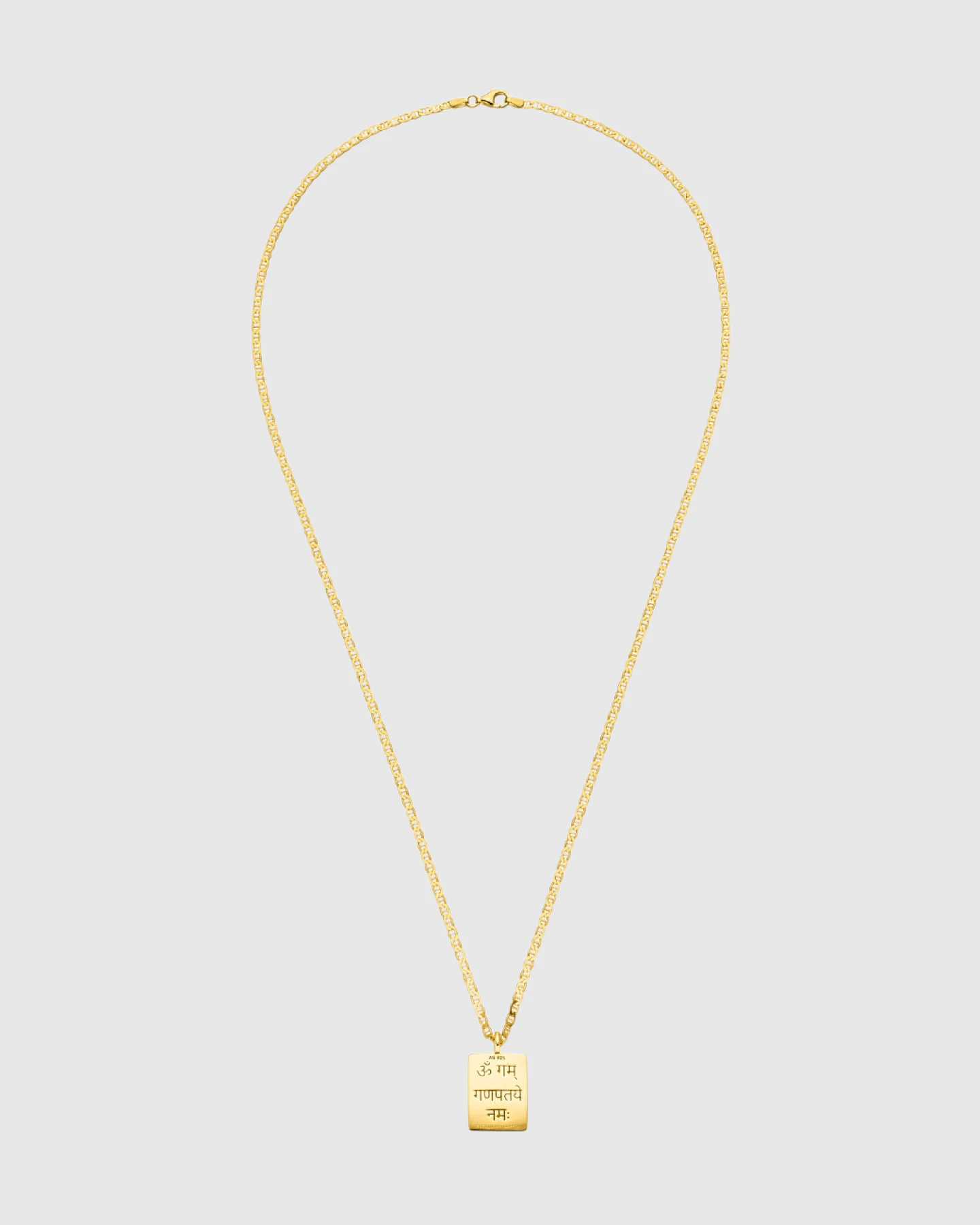 Hoffnungsträger Ganesha Kette Amulett Optimist - Gold – Ansicht 2