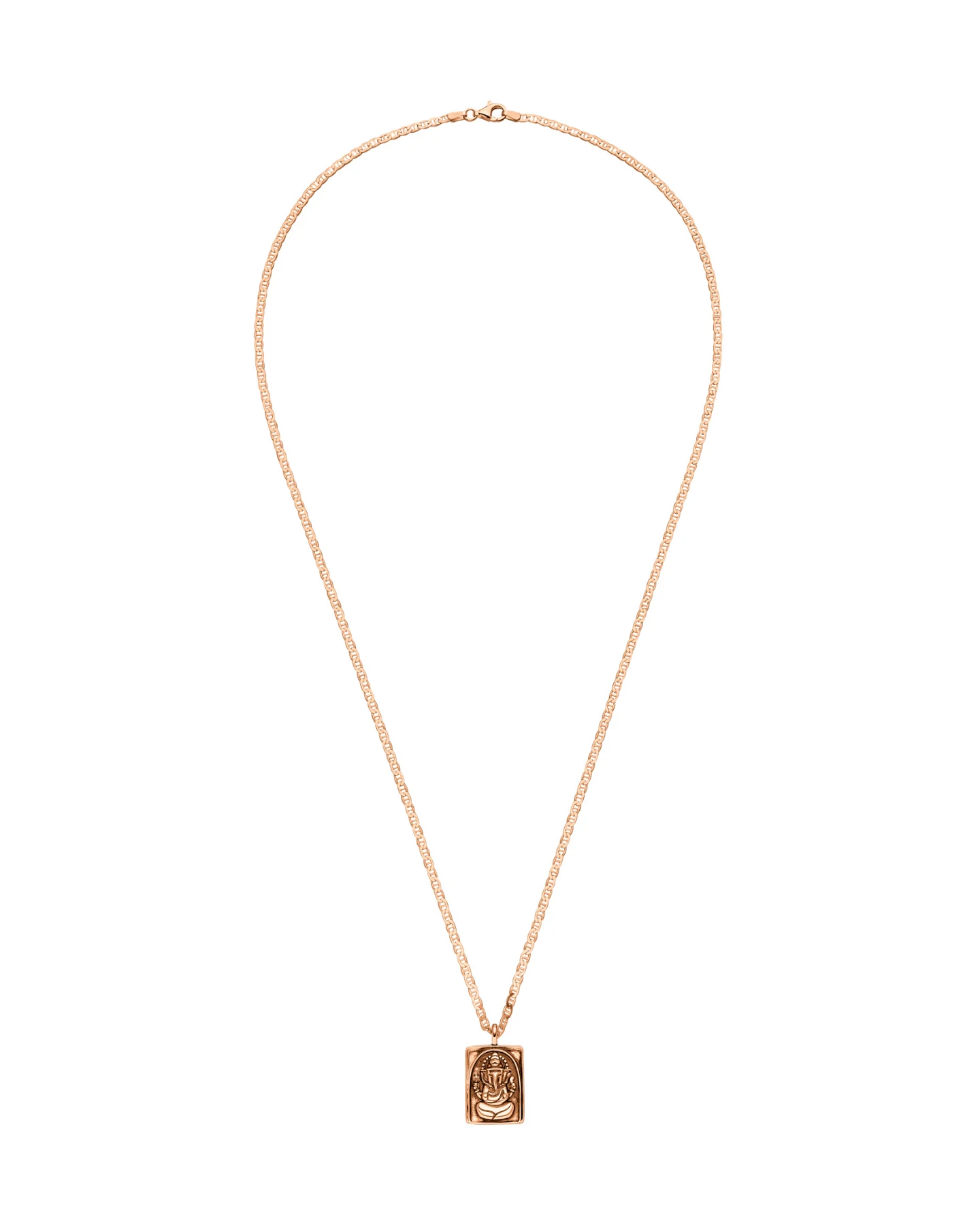Hoffnungsträger Ganesha Kette Amulett „Optimist“, Roségold – Ansicht 4