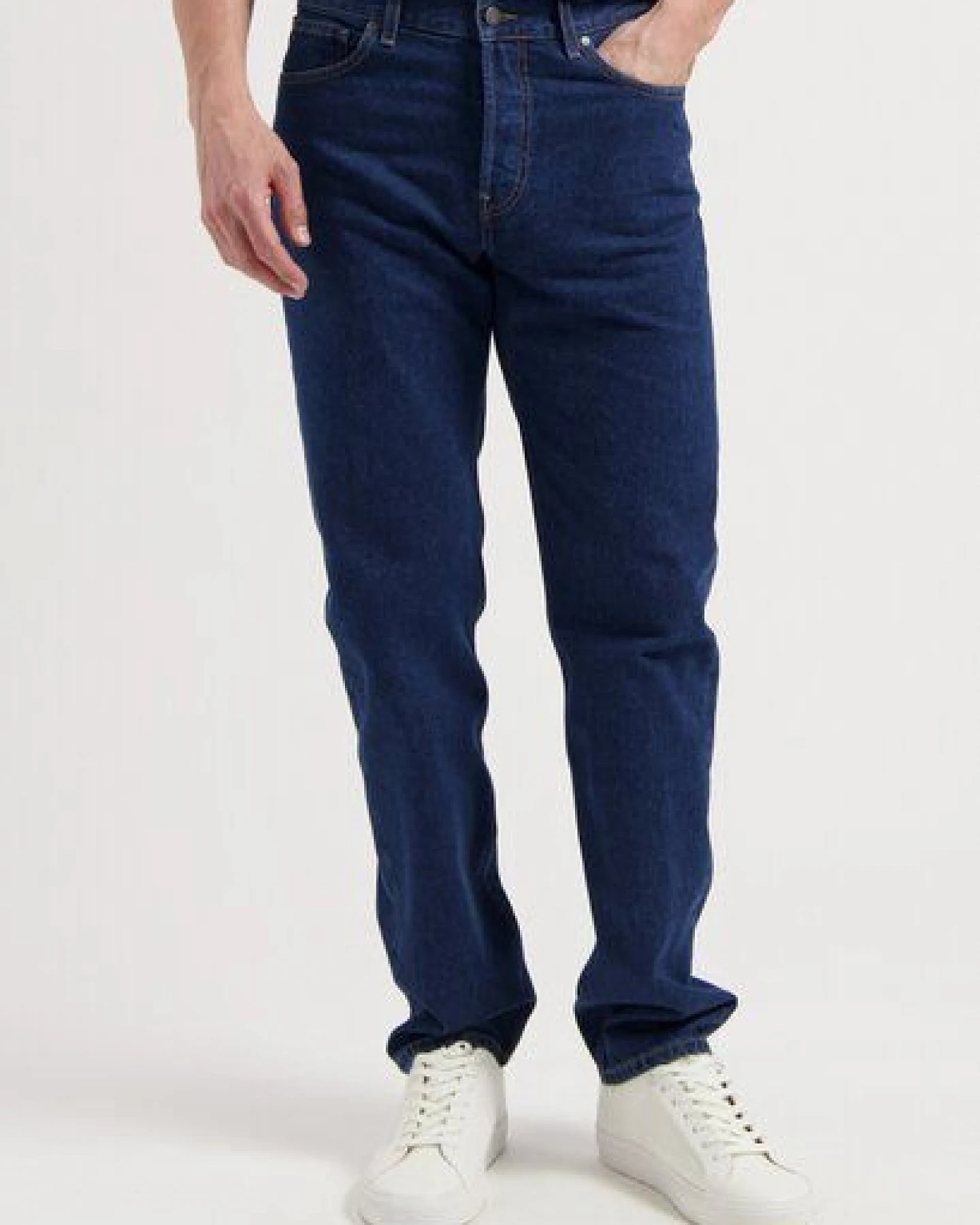MUD Jeans Herren Jeans Straight Leg "John - Stone Indigo" – Ansicht 4