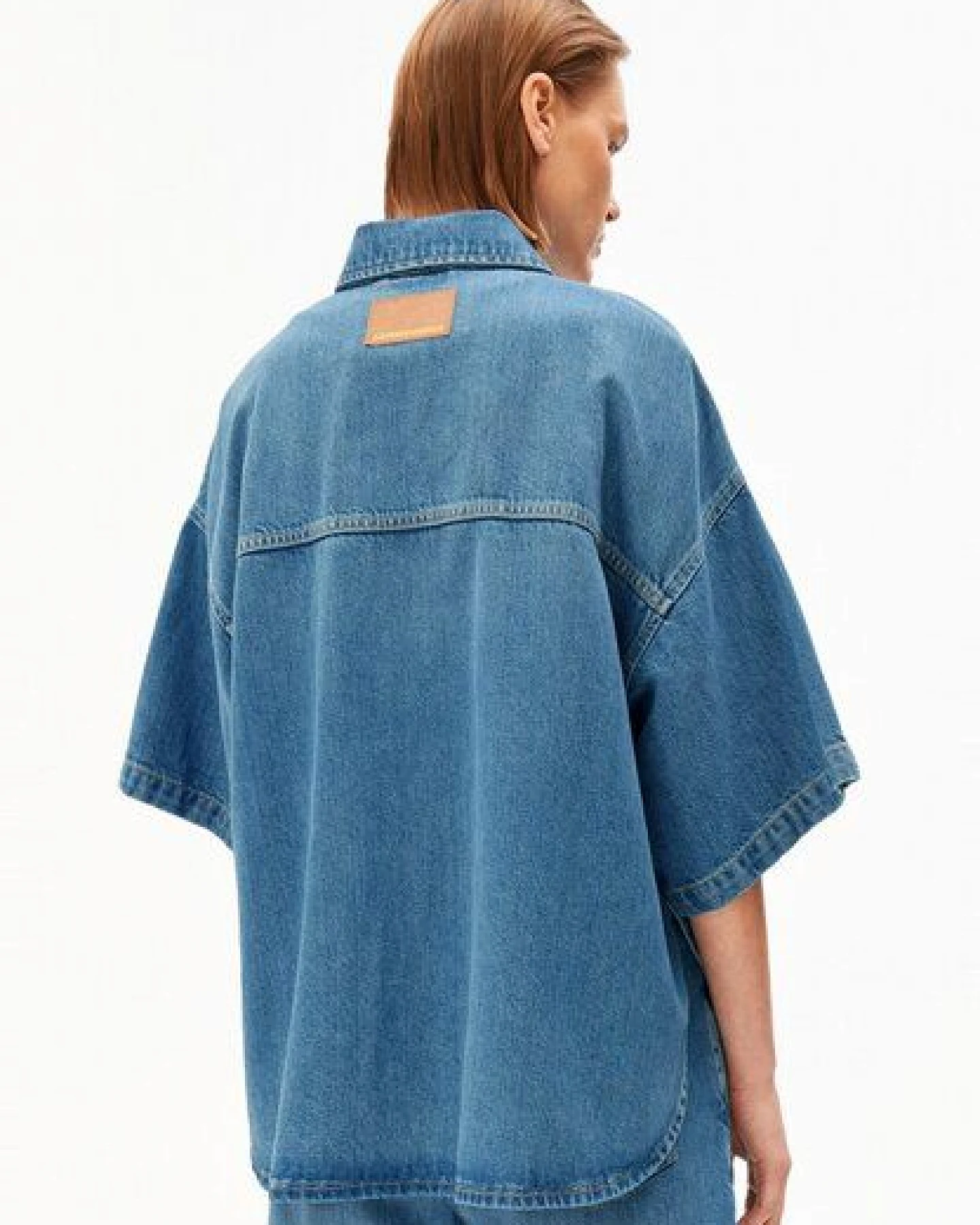 ARMEDANGELS DENIM Damen Jeans-Overshirt aus Baumwoll-Lyocell-Mix – Ansicht 2