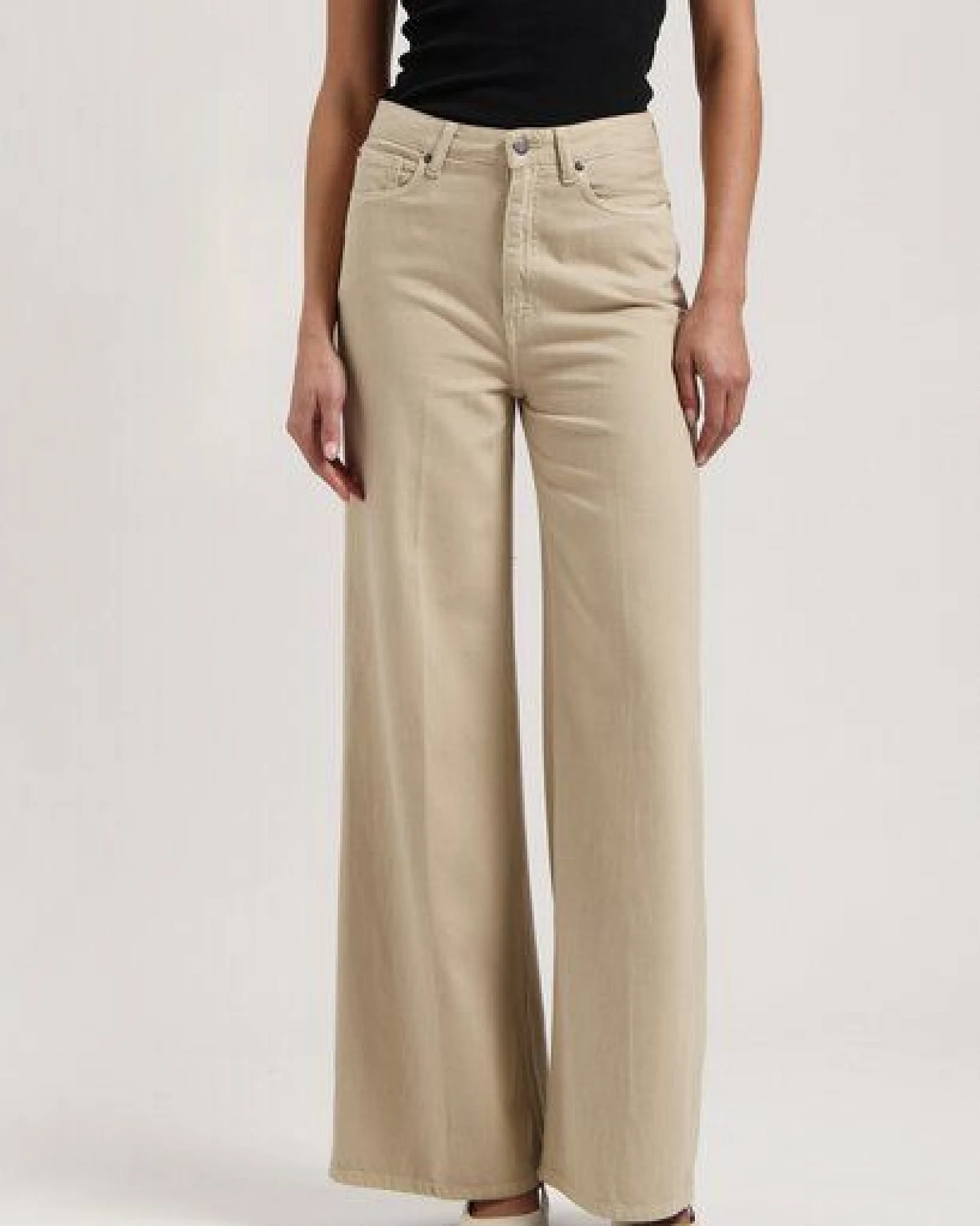 MUD Jeans Damen Jeans Loose Fit "Sara - Sand" – Ansicht 4