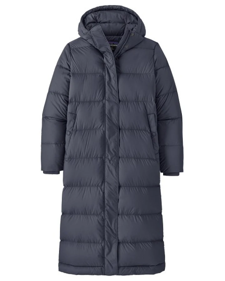 Patagonia - Women's Silent Down Long Parka - Mantel Gr XL blau